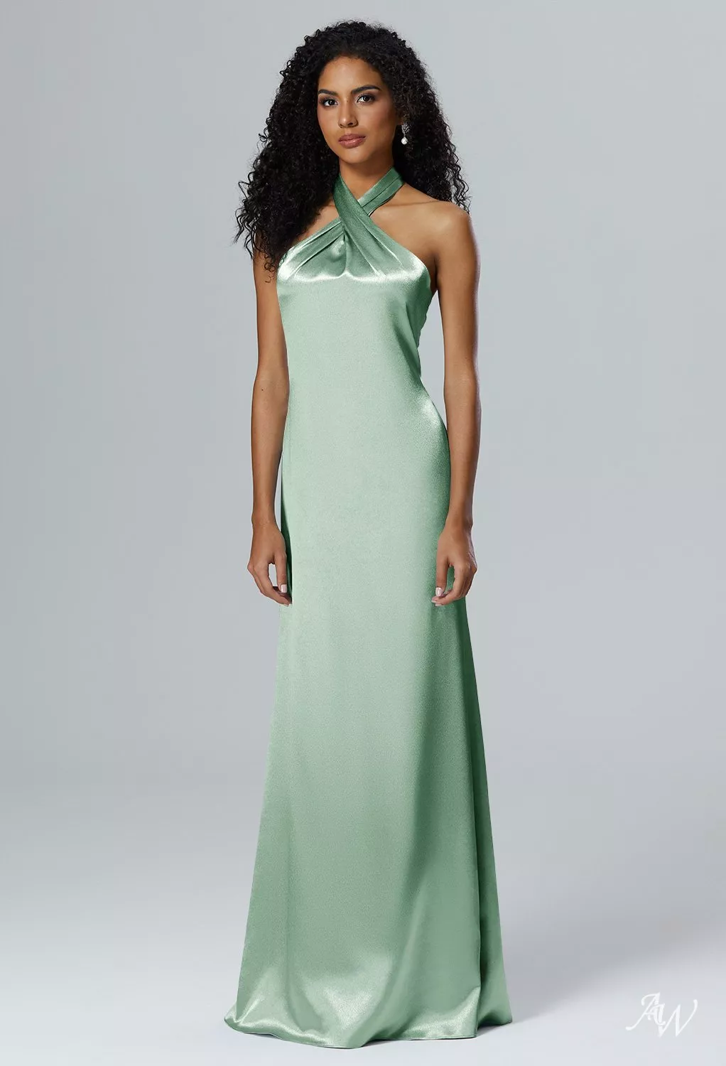 chinese halter neck dress Halter Neck Floral Midi Cheongsam Qipao Dress, Champagne / 2XL