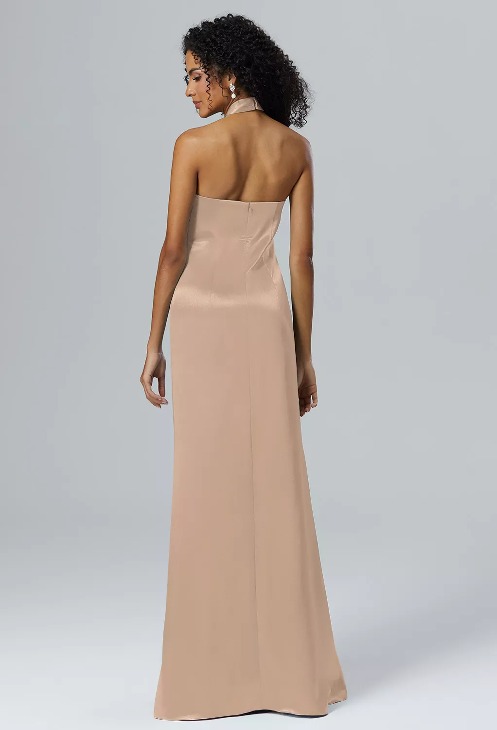 light pink off the shoulder bridesmaid dress Light Pink Off Shoulder Formal Maxi Dress  Liymc