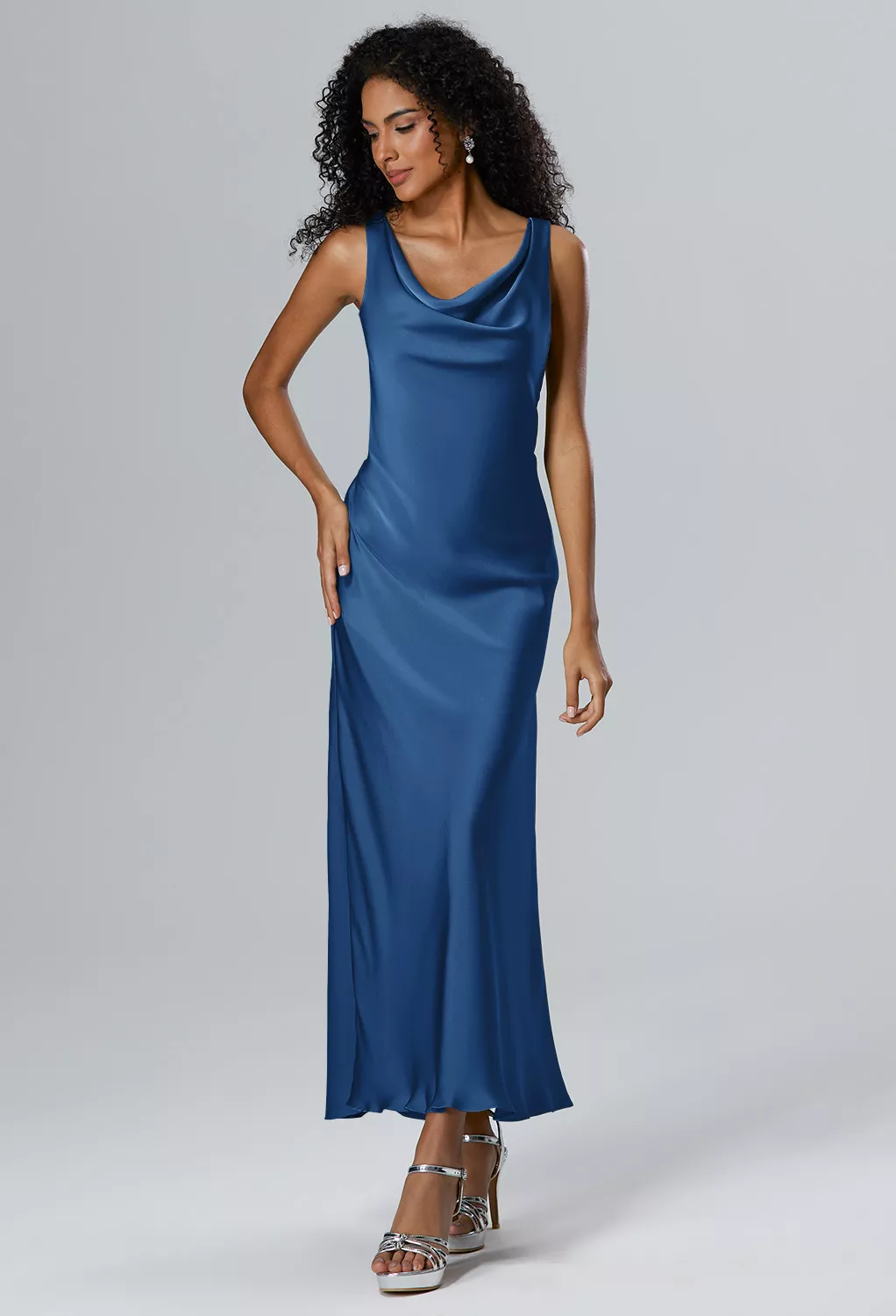 blue dress for baby girl ABACO Dress