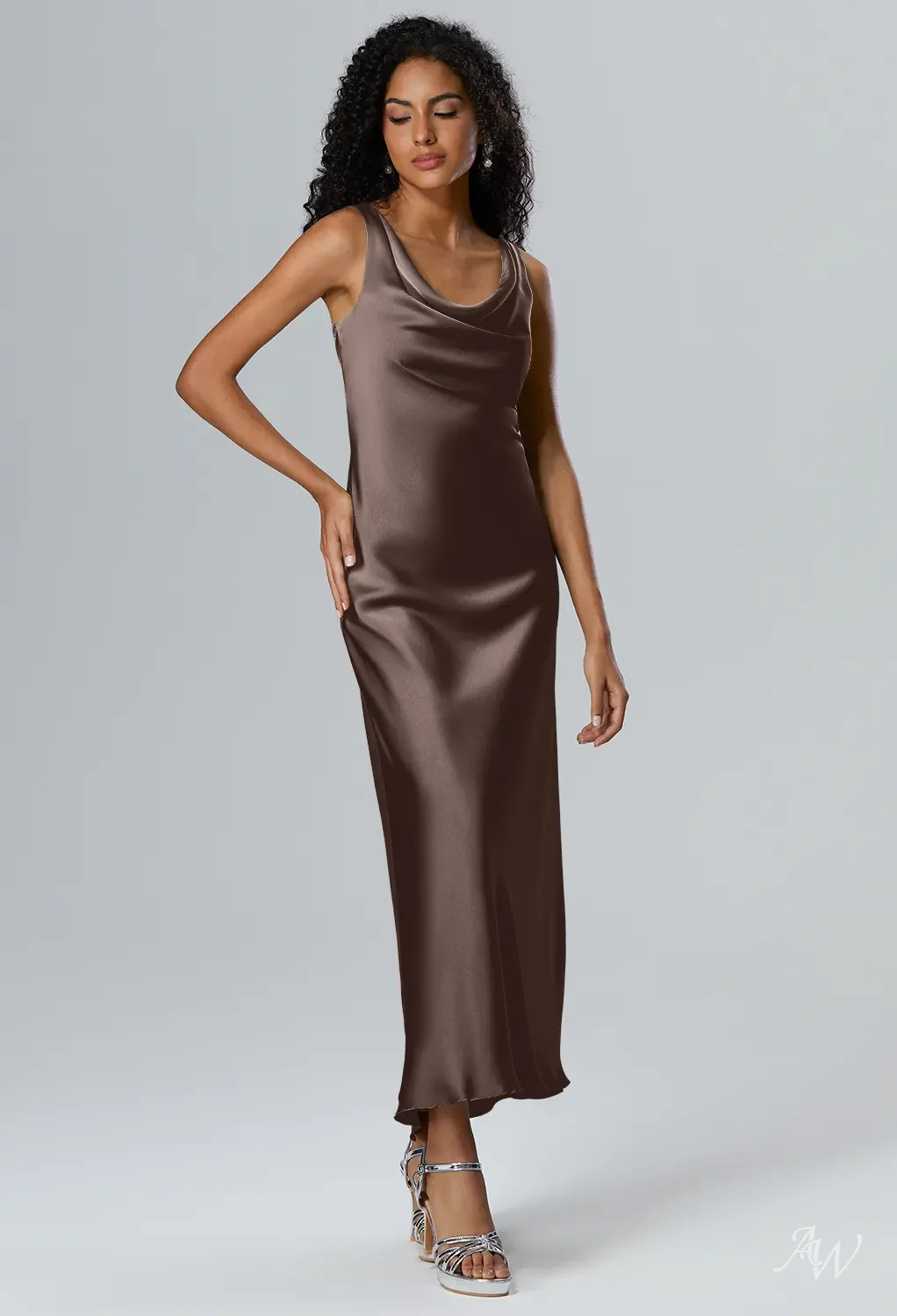 halterneck a-line maxi dress Phan Huy HALTERNECK A-LINE DRESS WITH CUTOUT MIDWAIST