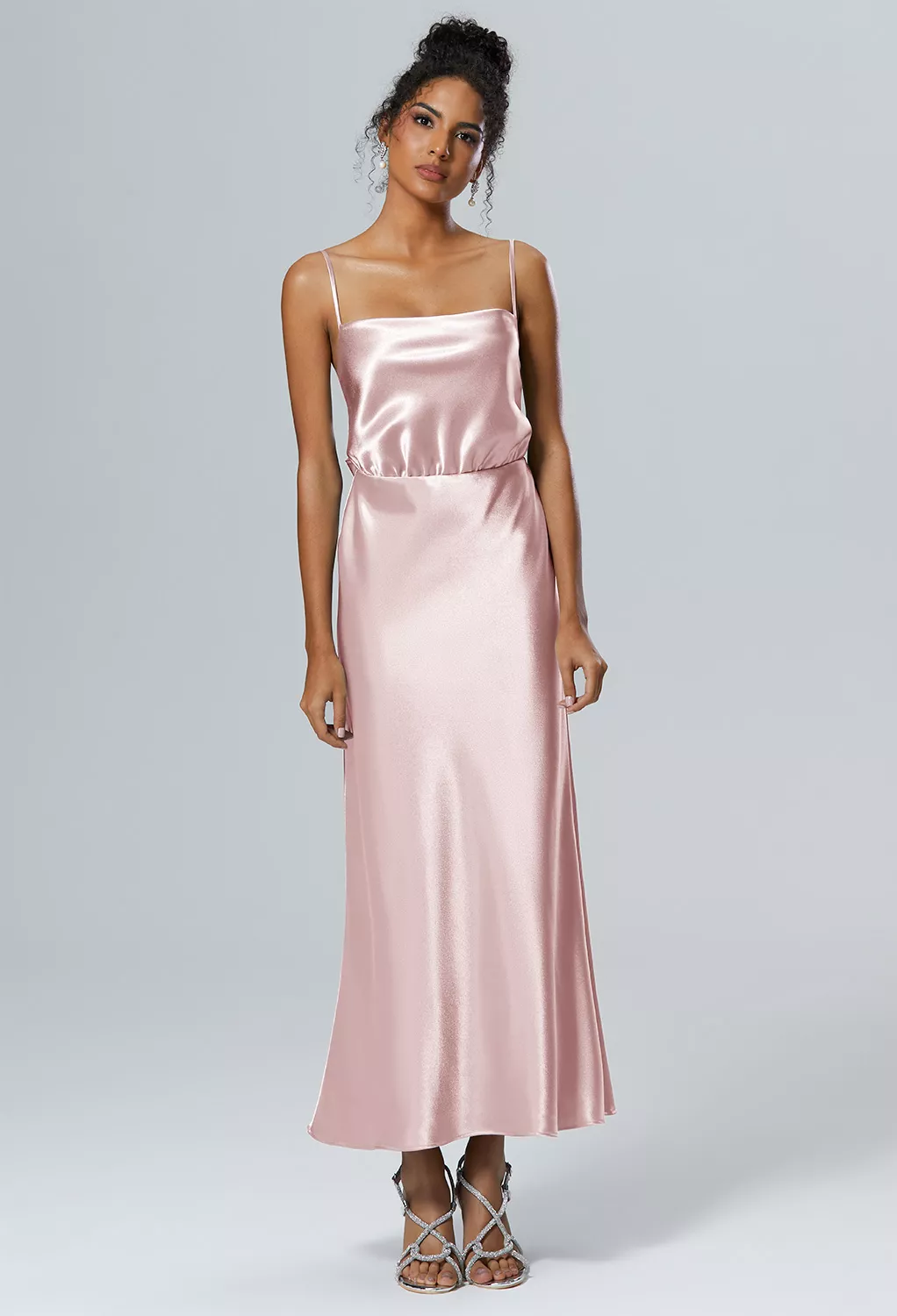 Pearl Pink Black Tie Wedding Guest Dresses Page 2 | AW.Bridal