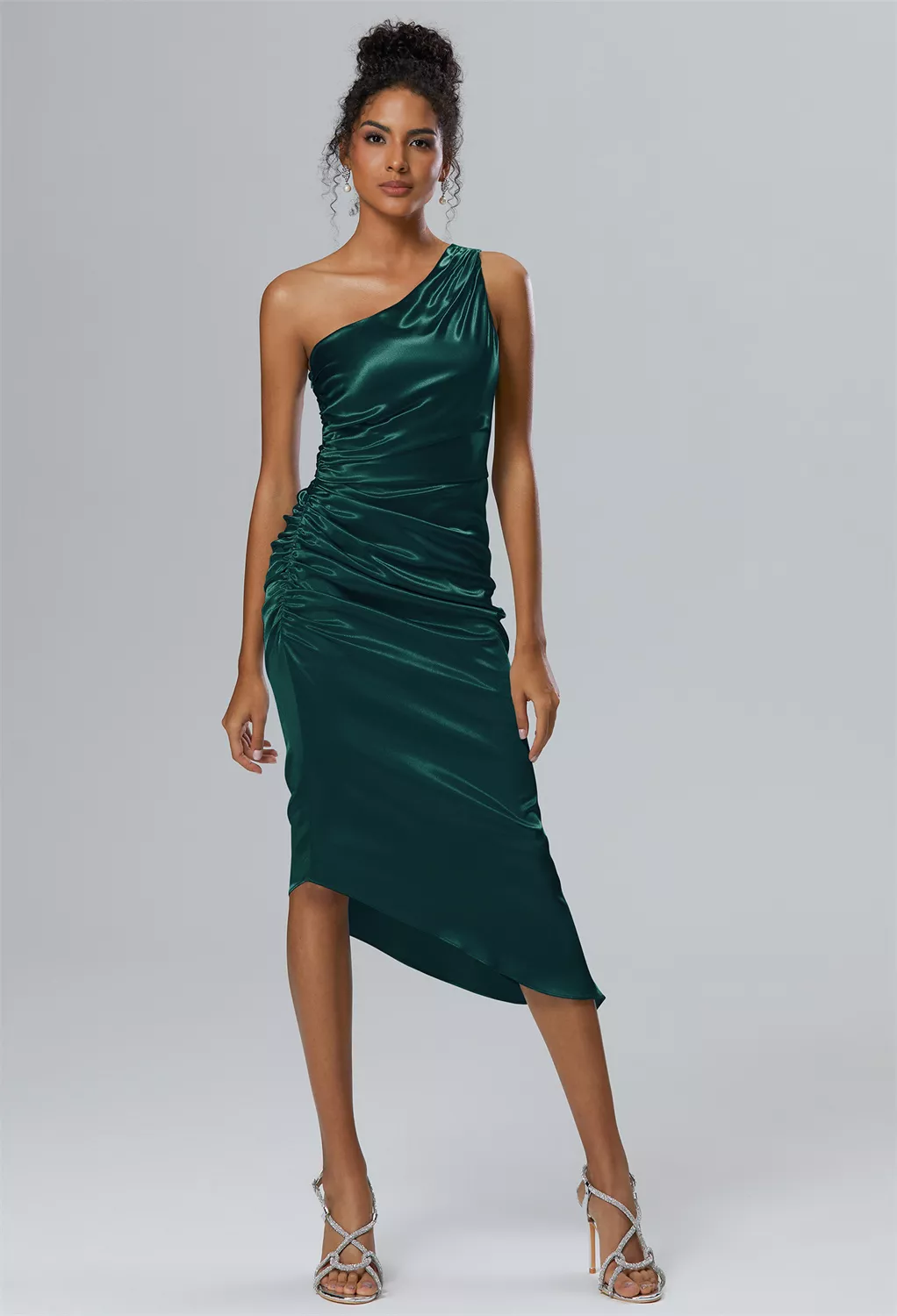 hunter green party dress Elegant Sparkly Hunter Green Mermaid Evening Dresses Party Gowns Hunter Green / S
