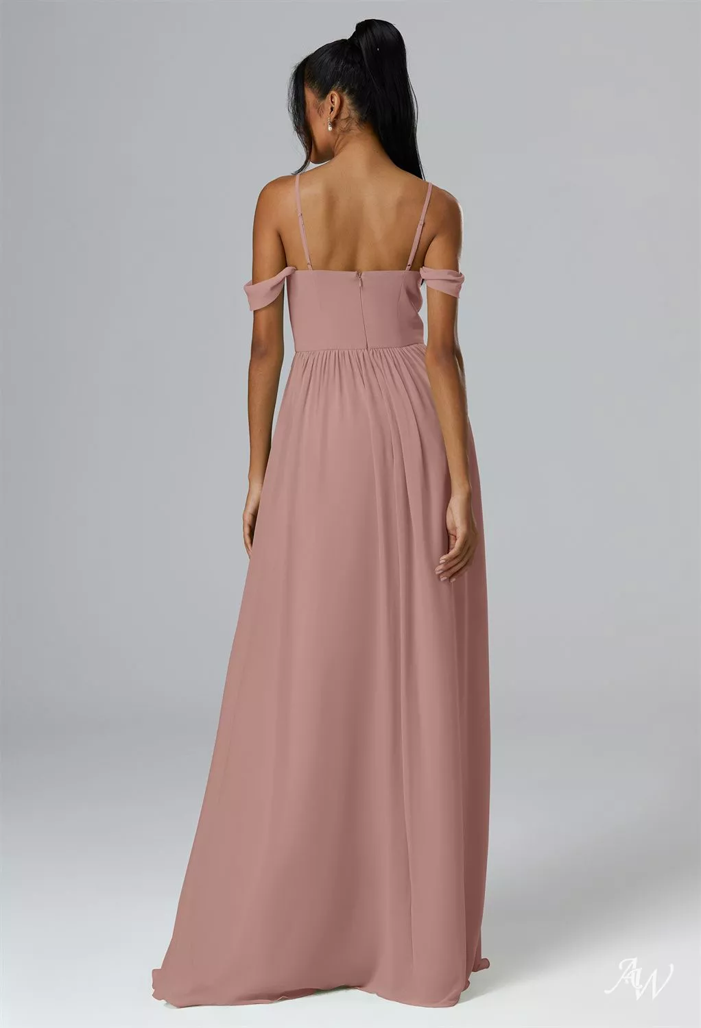yellow bridesmaid dress Dusty Pink Tulle Backless Pleated Pocket Floor Length Bridesmaid Dress – NZ  Bridal
