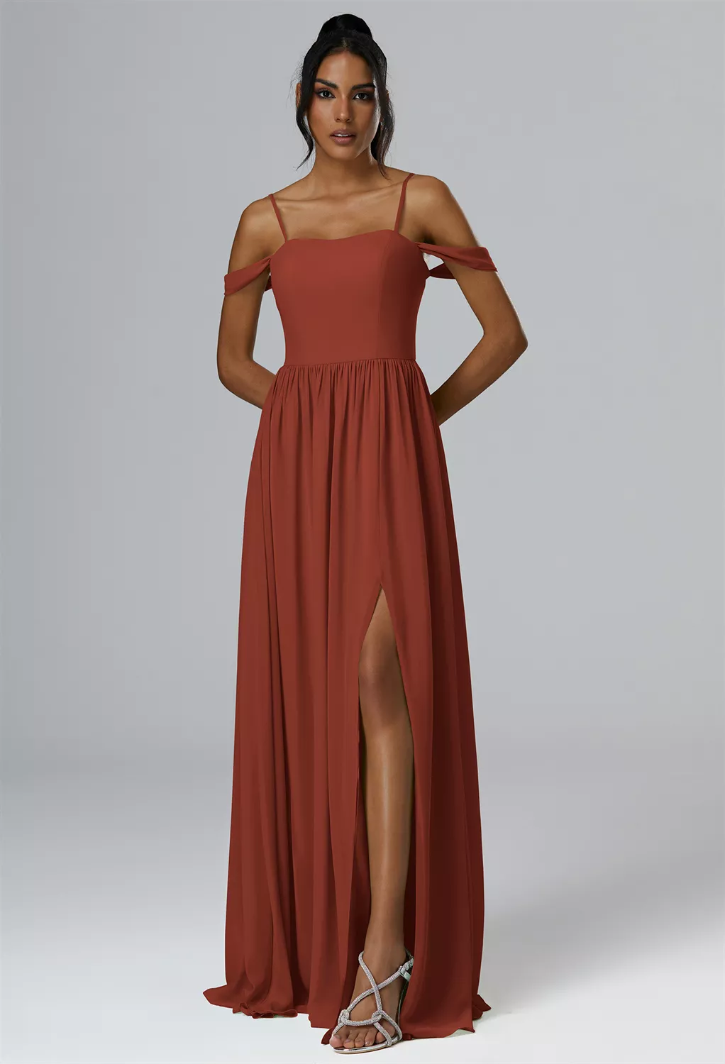 midi bodycon maternity dress Lisbon | Brown Square Neck Ruched Color:violet patron de couture pour vêtements Ruched bump sculpting detailing Cult Gaia - Almina