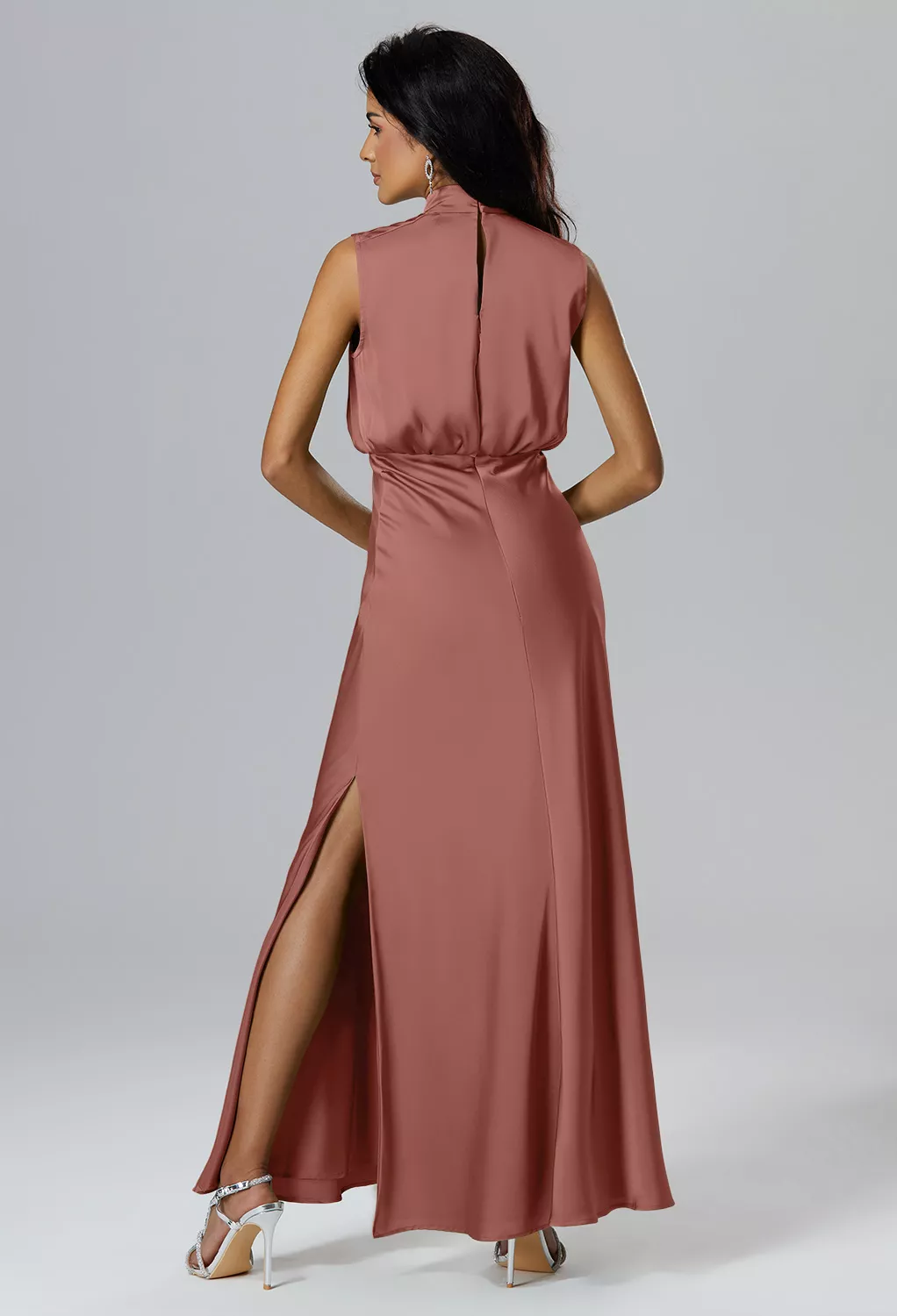 old rose dress for bridesmaid Cinderella Divine CD983 Dress – DiscountDressShop