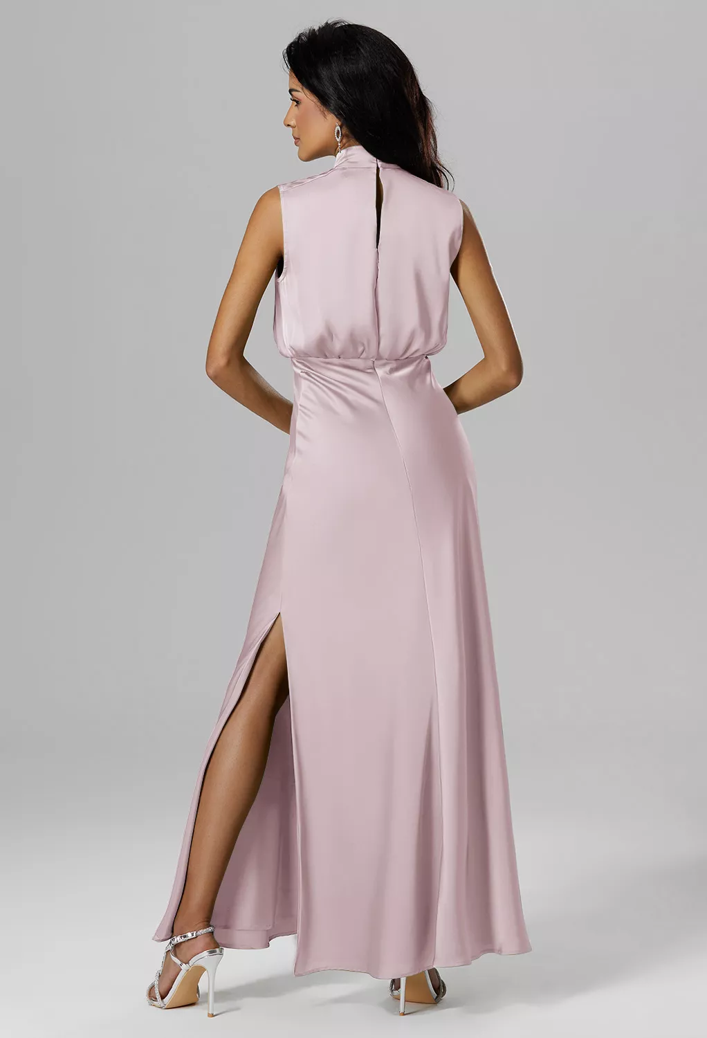 english rose satin bridesmaid dresses English Rose Bridesmaid Dress Matte Satin Size XL