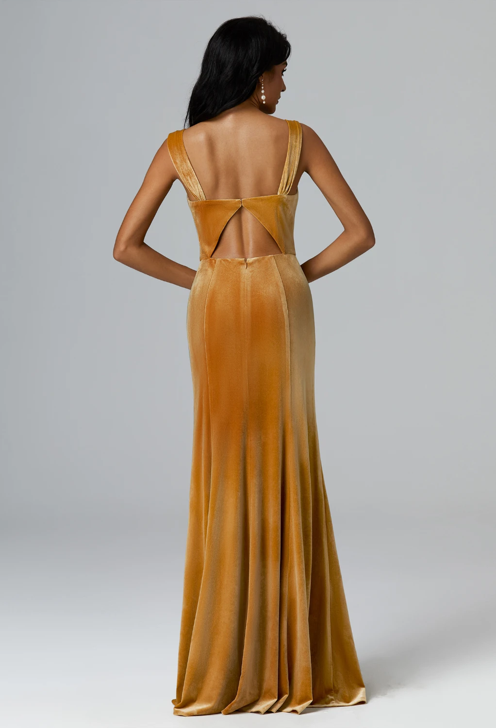 brown maxi dress nearby Rose Garden Tied Shoulder Maxi Dress Brown main image 0