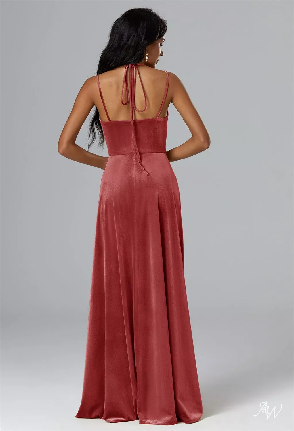 AW Romaine Dusty Rose Bridesmaid Dresses | AW.Bridal