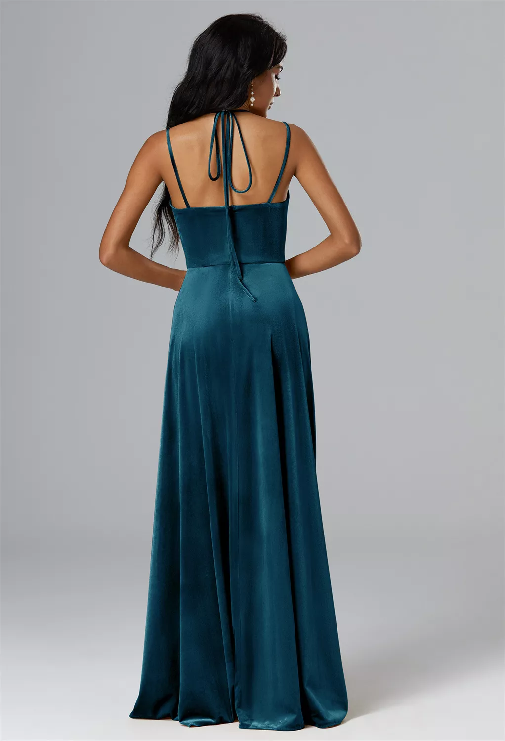 midnight formal dresses Sexy Short Midnight Chiffon Bridesmaid Dress Online Wedding Party Dress  W/Open Back(BM2326) – DaisyFormals-Bridesmaid and Formal Dresses in 59+  Colors