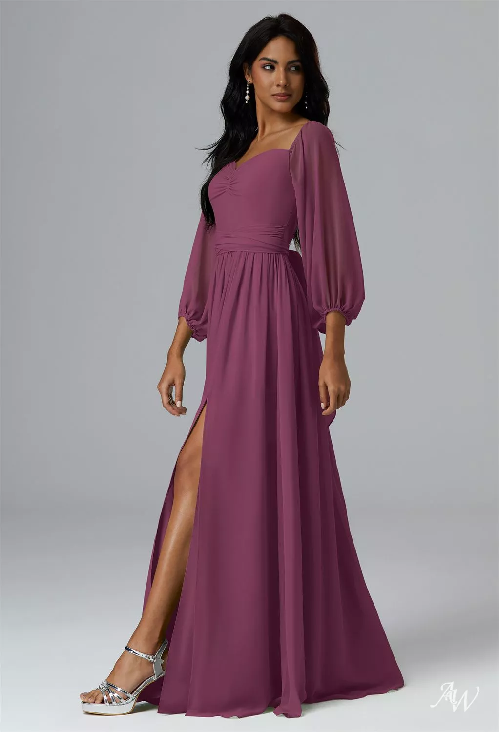 chianti color bridesmaid dresses Roma Dress in Chianti Satin  Halterneck Maxi Bridesmaid Dress