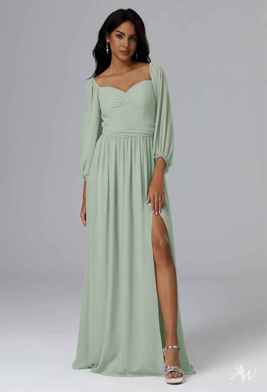 princess polly baby blue dress Olive Green Bridesmaid Dresses main image 0