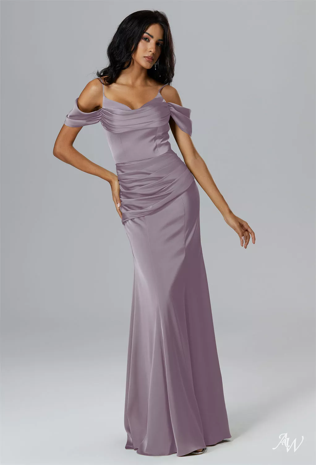 beholden bridesmaid dresses AW.Bridal Mermaid Cowl Neckline Floor Length Off the Shoulder Spaghetti Straps Satin Long Dress Purple Haze Size 8 Women's Clothing Size:US 8 (M) new year eve dress Tailgate Time Dress - Anthropologie Bamboo is an extremely
