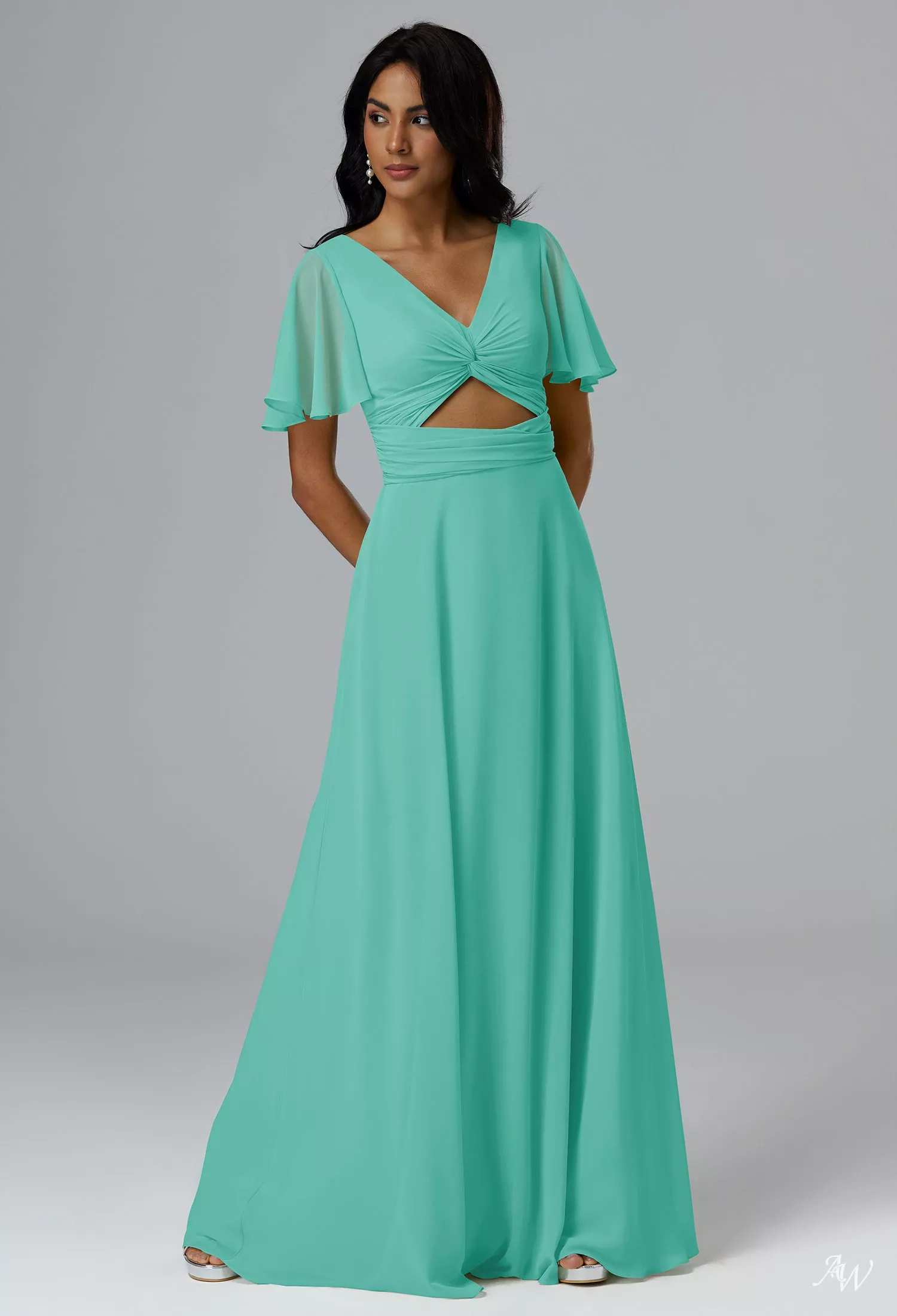 tiffany bridal bridesmaid dresses AW Humaira in structure and support Welcome10 Black suit with light Color::#7-Lavender