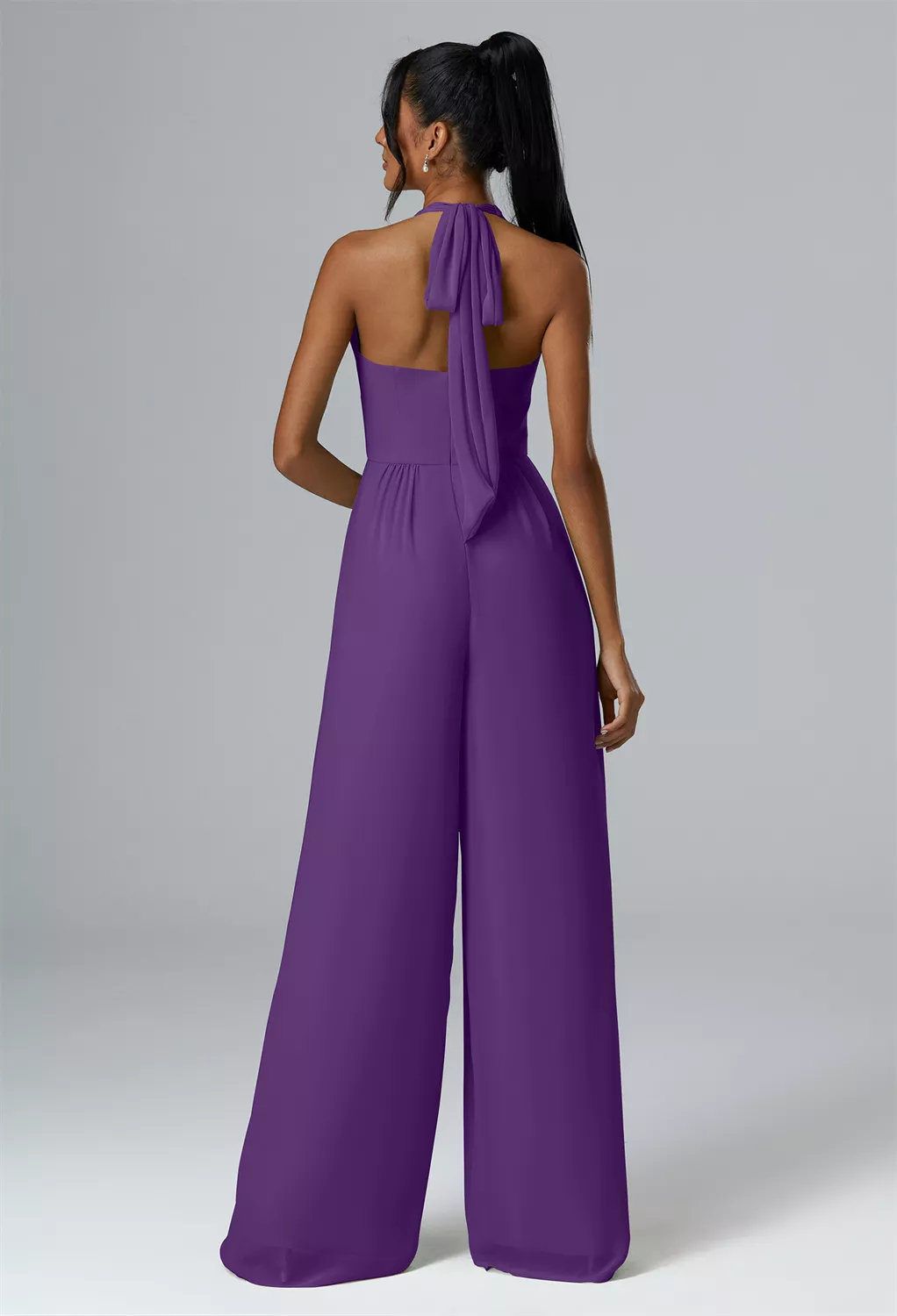 regency purple bridesmaid dress Dresses made with flowy chiffon 26REMAR It'S My Birthday Graphic Style:ES01886MG