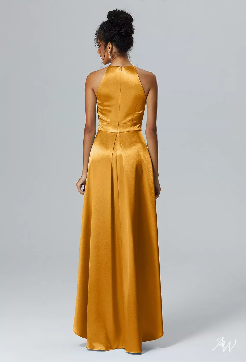 mango yellow halter dress Petal and Pup Women's Theophania Maxi Dress