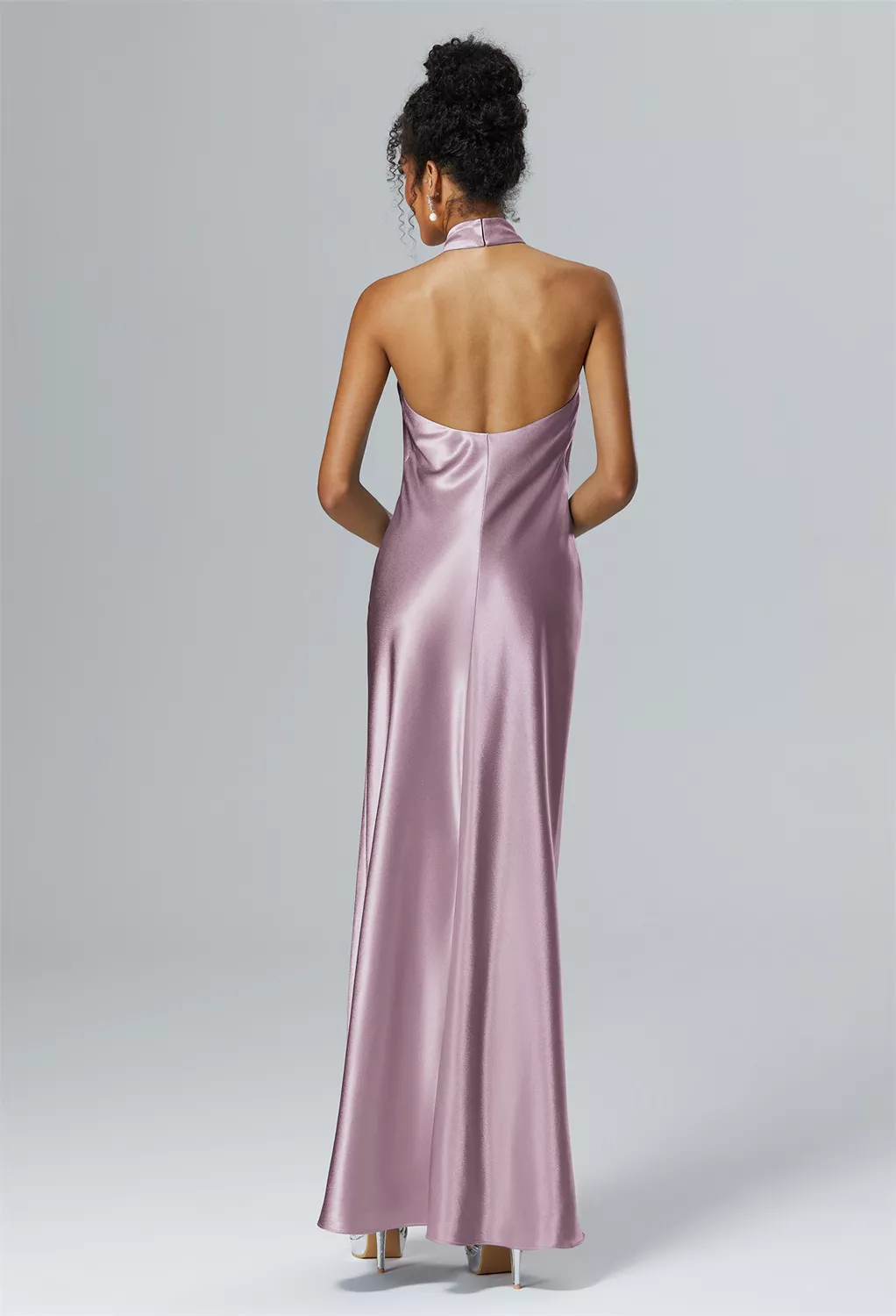 pink tulle dress long Pink Petals Tulle Dress Teuta Matoshi