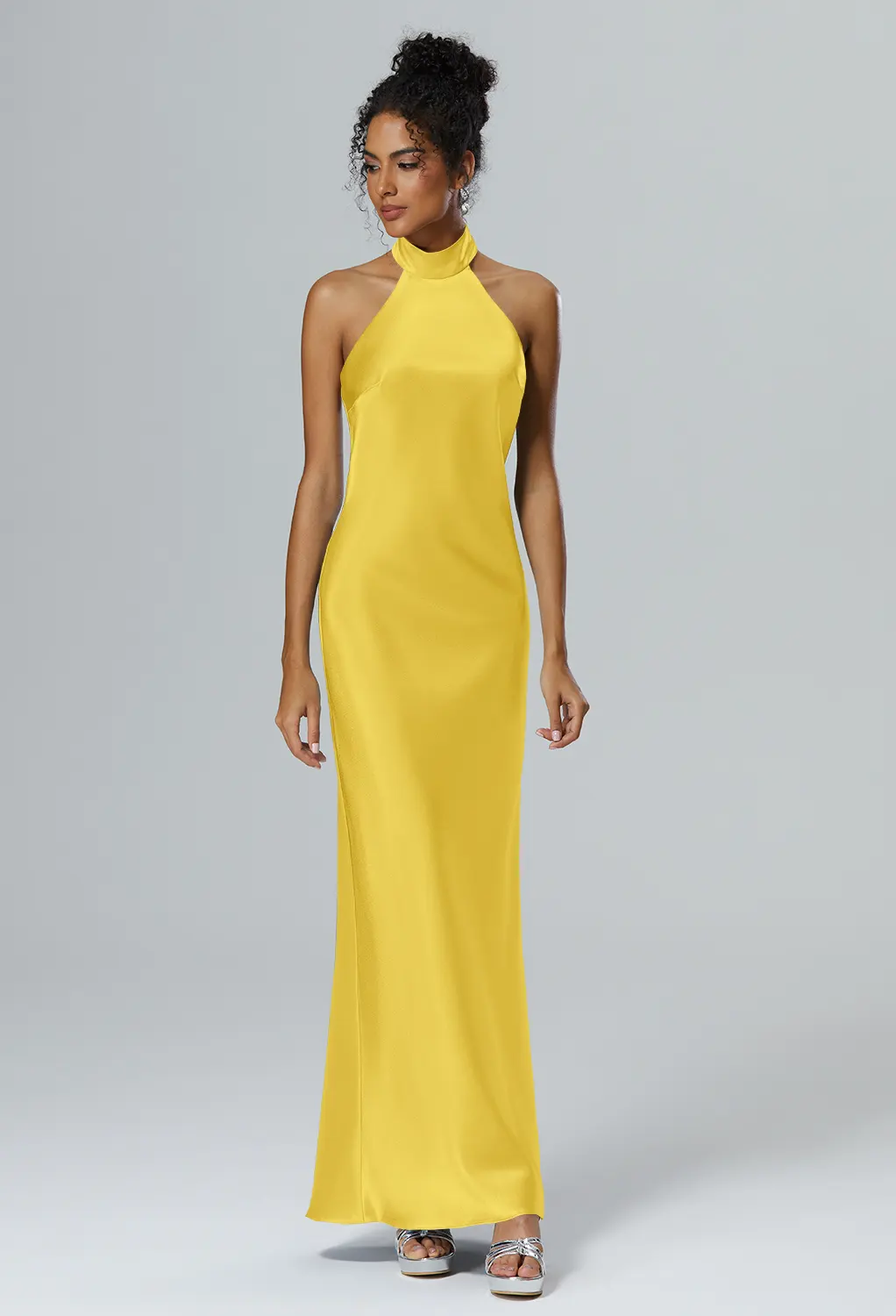 daffodil colour bridesmaid dresses Size:FR36 - US4 - UK8