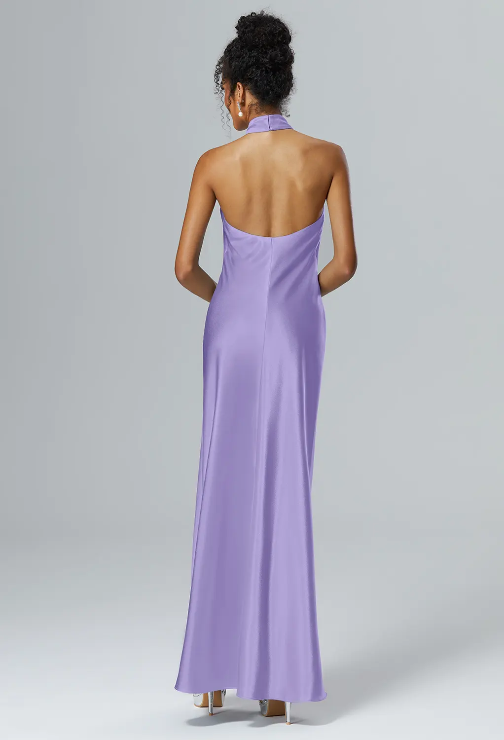 strapless open back dress Purple Game Day Short Sleeve Tiered Dress main image 0