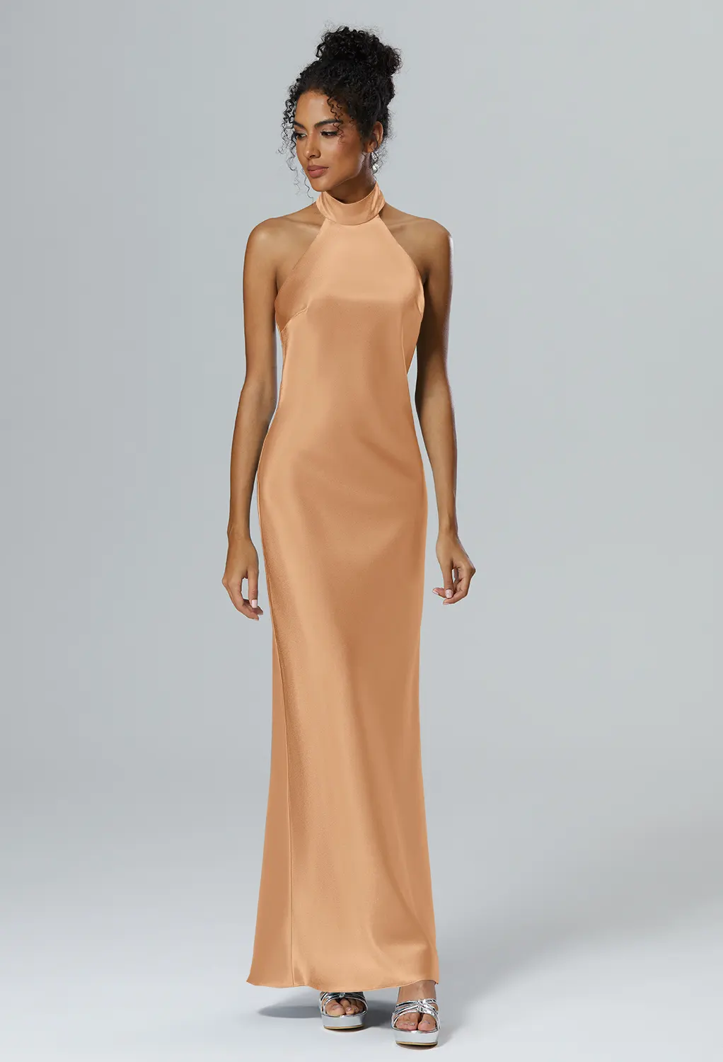 Pale Peach Bridesmaid Dresses
