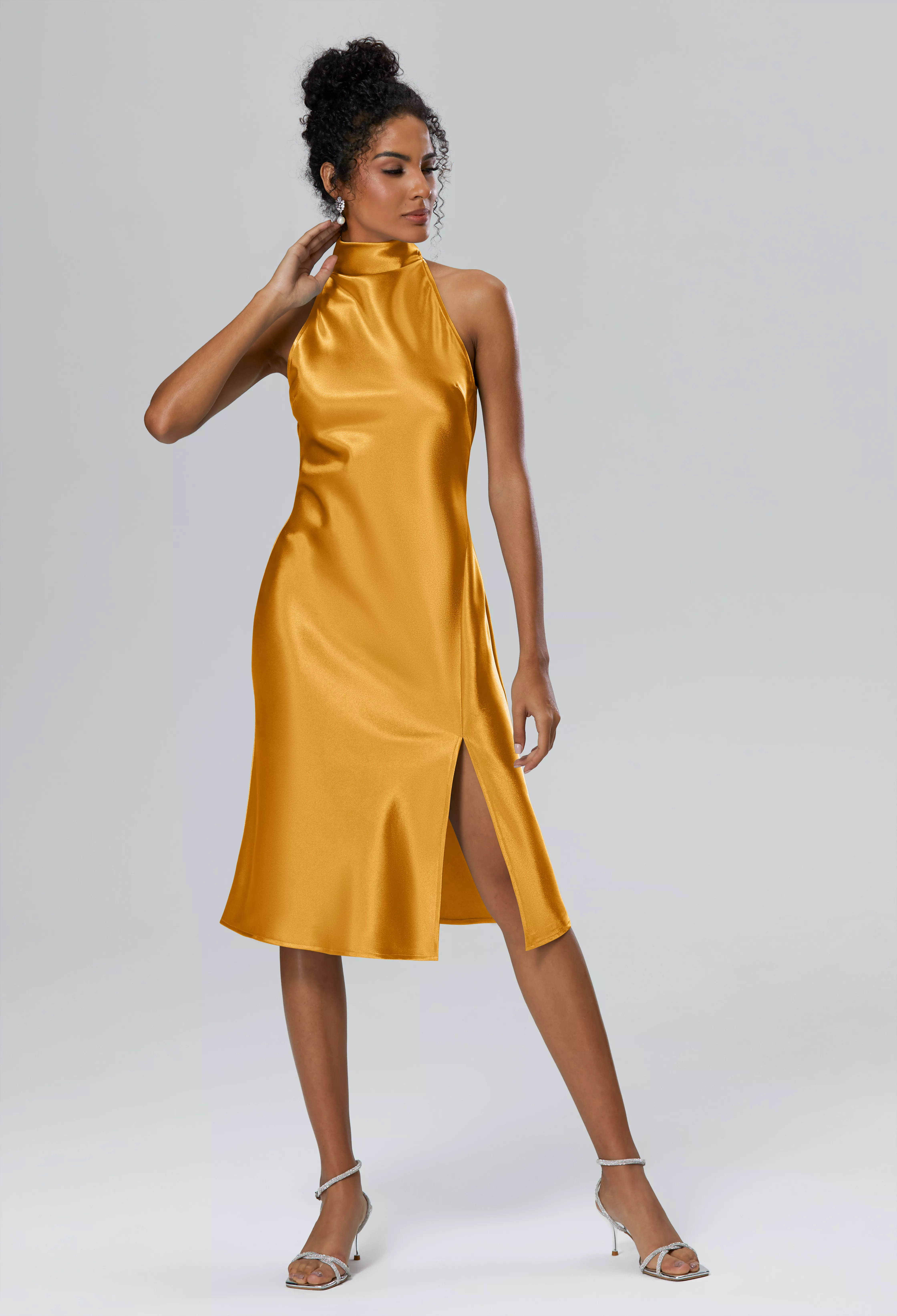 mango graduation dresses Short Purple dress