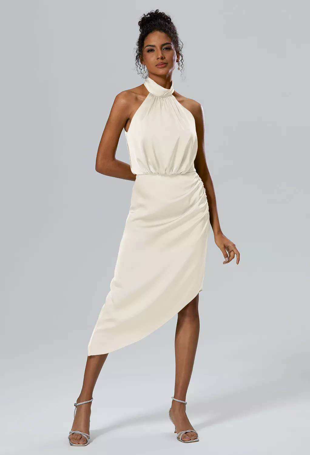 Ivory Cocktail Wedding Guest Dresses | AW.Bridal