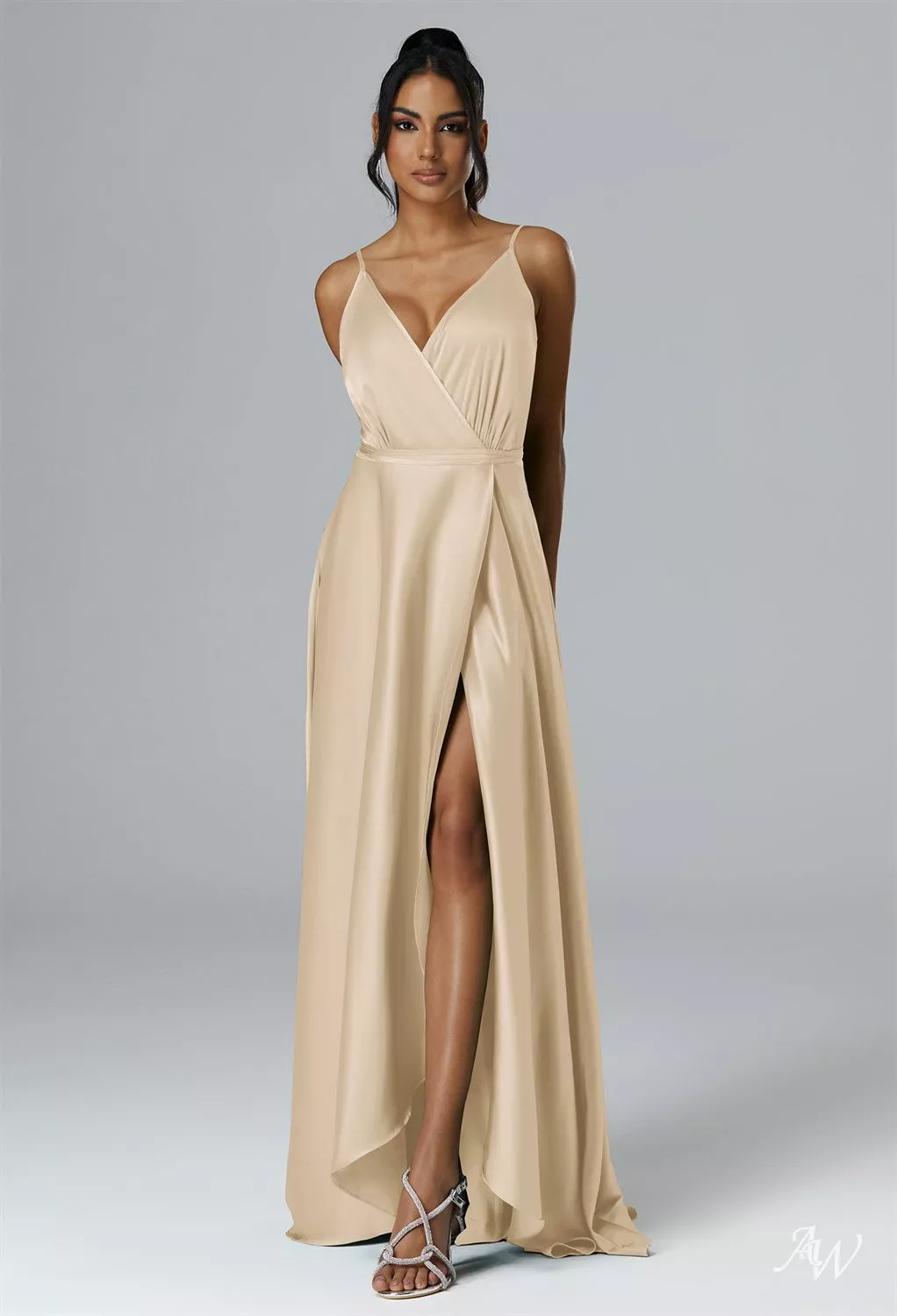vera wang champagne bridesmaid dress Vera Wang: Amandine