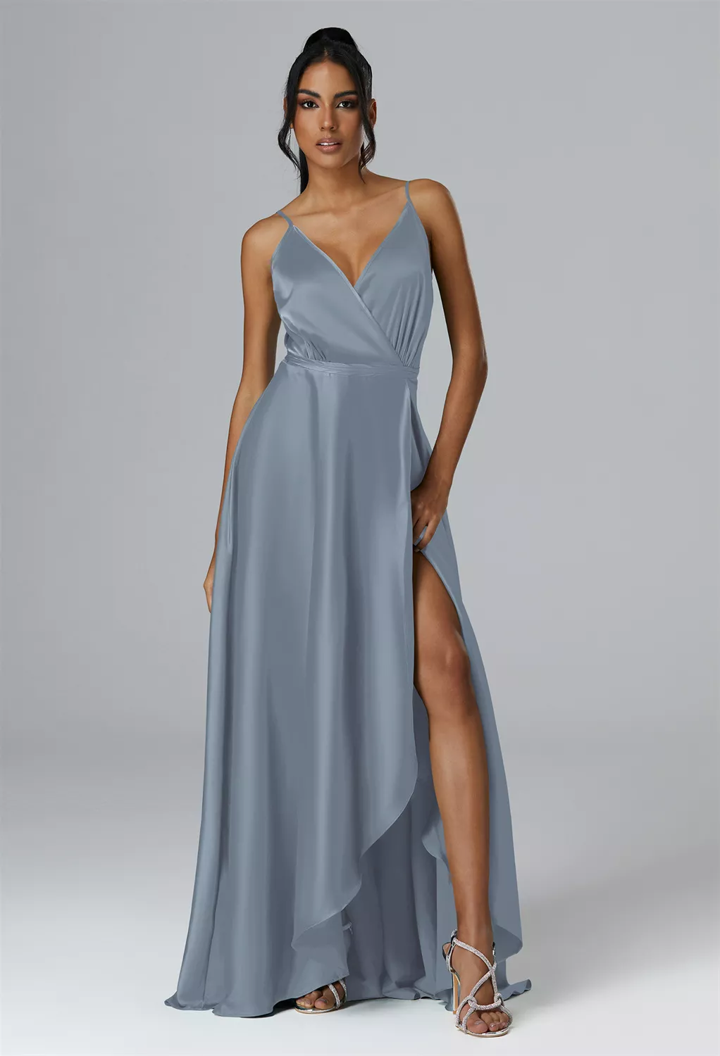 dusty blue maternity bridesmaid dresses Page 2 create a look thats YCRF_shirt Prom Pageant All The Size:40/6