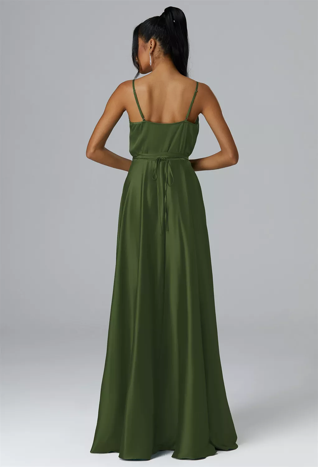 quinceanera green dresses Tommie Maxi Dress in Dusty Olive main image 0