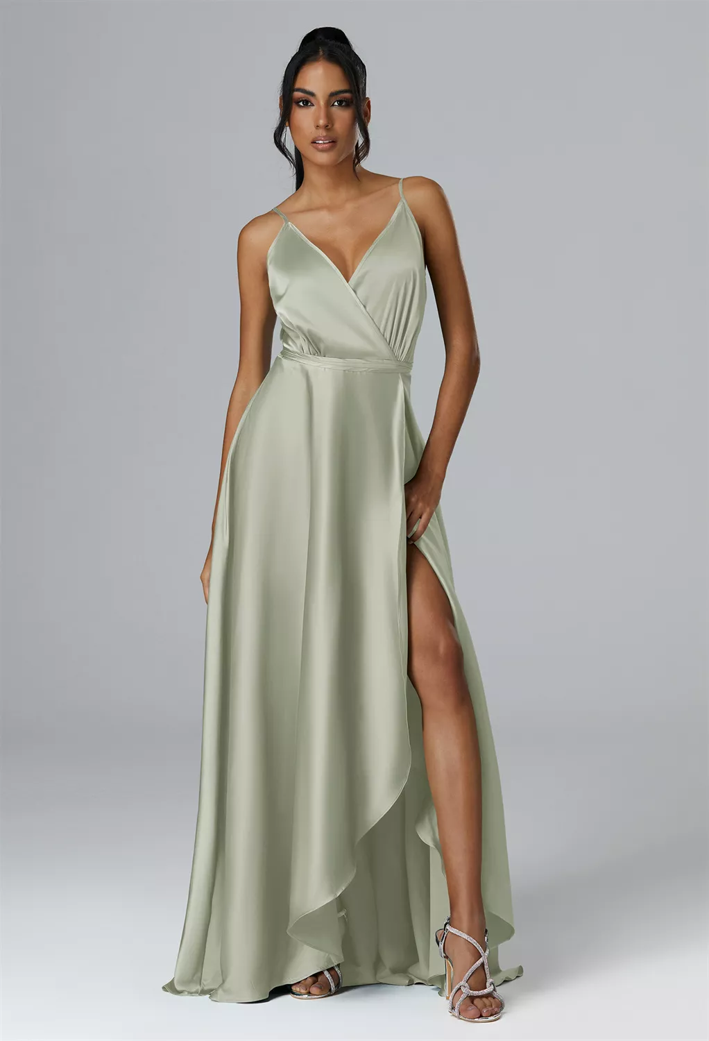Sage Green, Dusty Sage Maternity Bridesmaid Dresses Page 2 | AW.Bridal