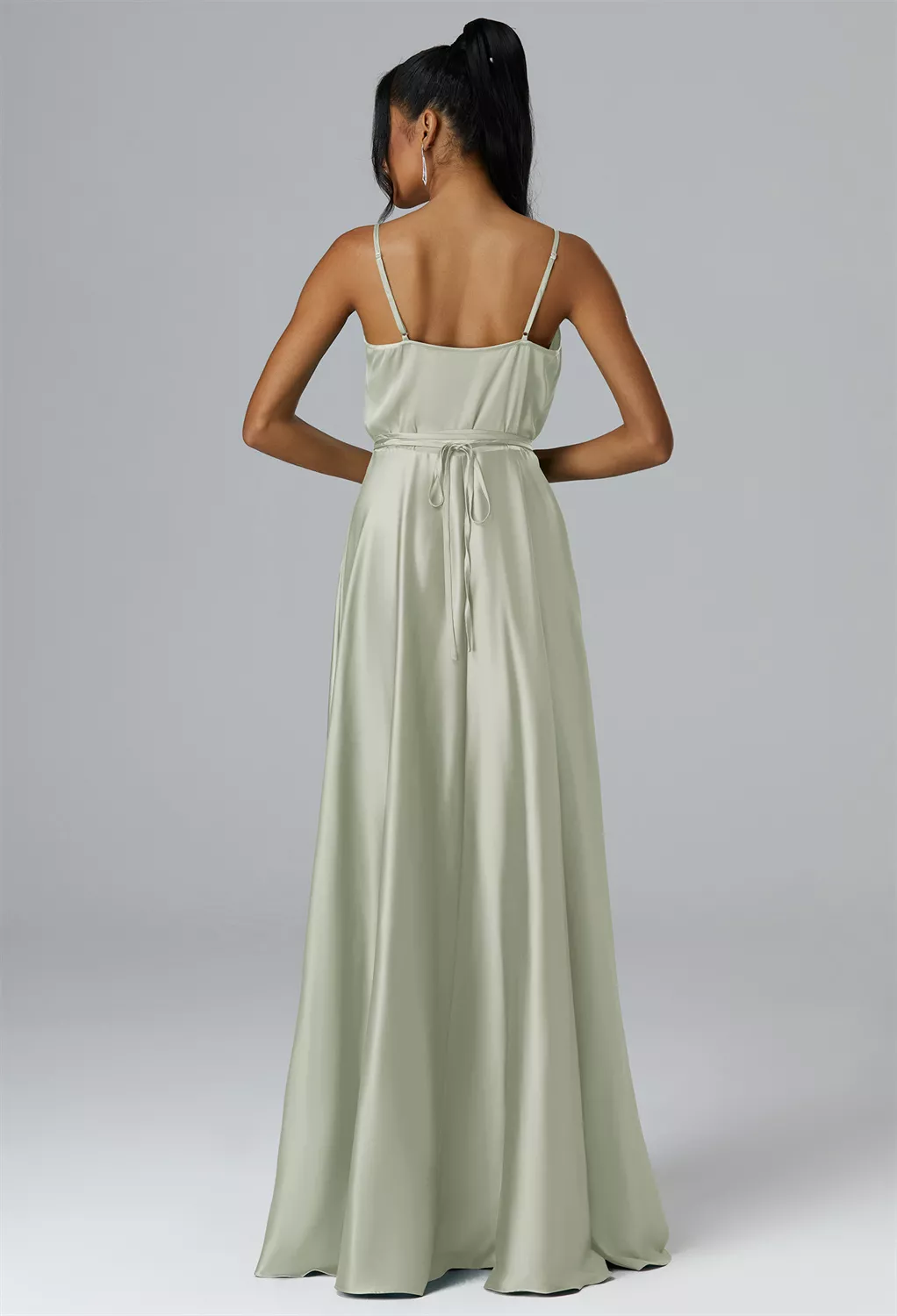 Sage Green, Dusty Sage Maternity Bridesmaid Dresses Page 2 | AW.Bridal