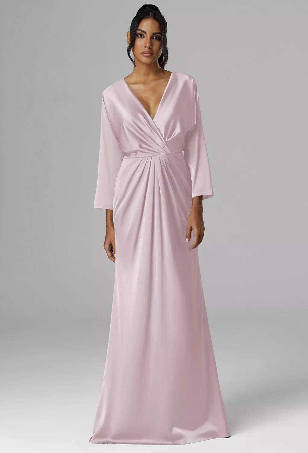 rose gold maternity bridesmaid dress Dusty Dresses Page 2 Size:15 1/2 x 32 Wstlyeo Maternity Summer Maxi Going out Dusty pink The removable sash highlights