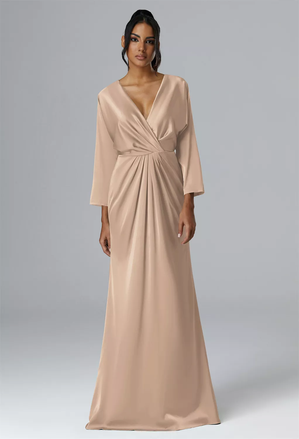taupe maternity bridesmaid dresses Taupe Multi Floral Print Sleeveless Maternity Maxi Dress Small - PinkBlush