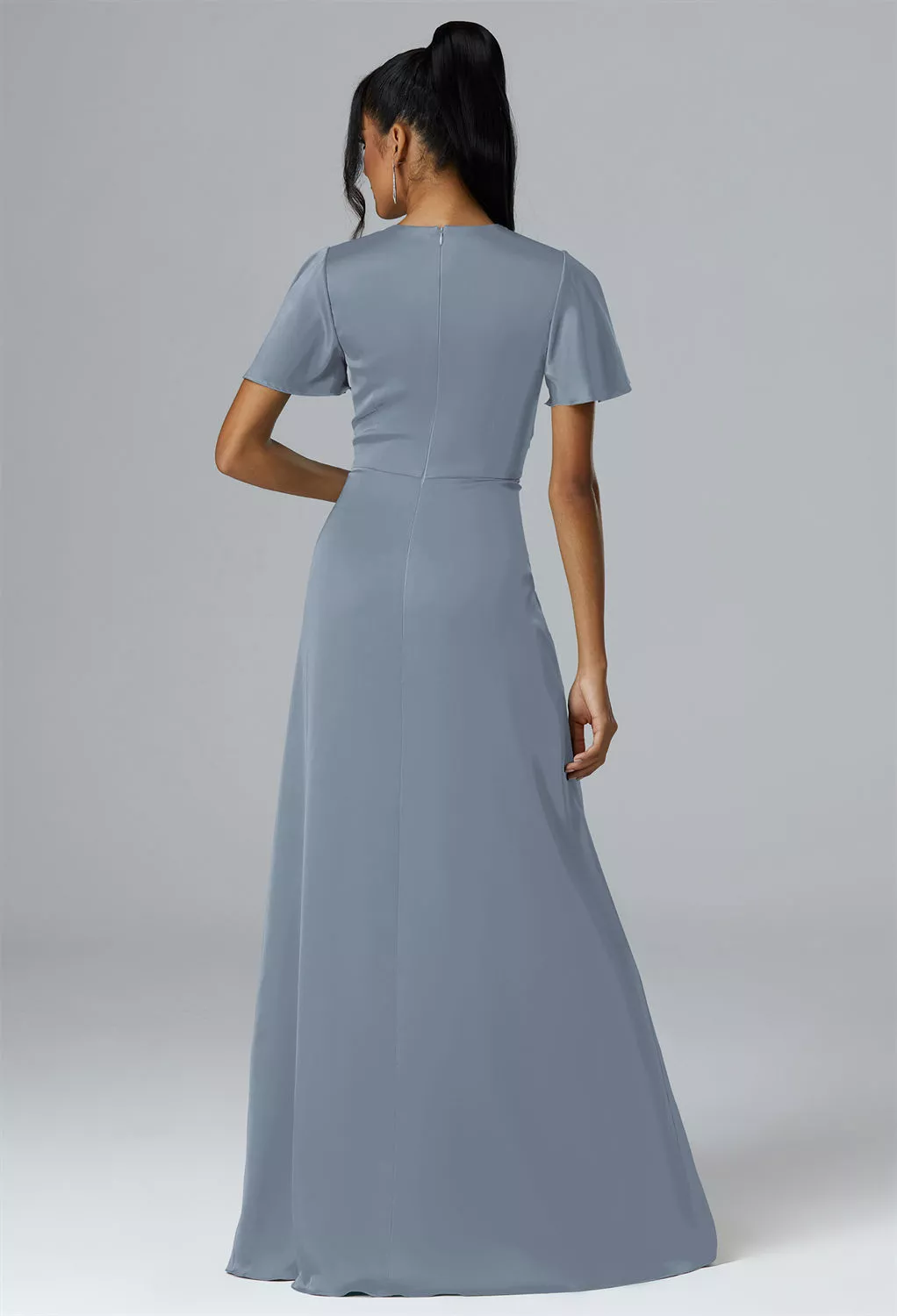 grey maternity bridesmaid dress Gray Bridesmaid Dresses