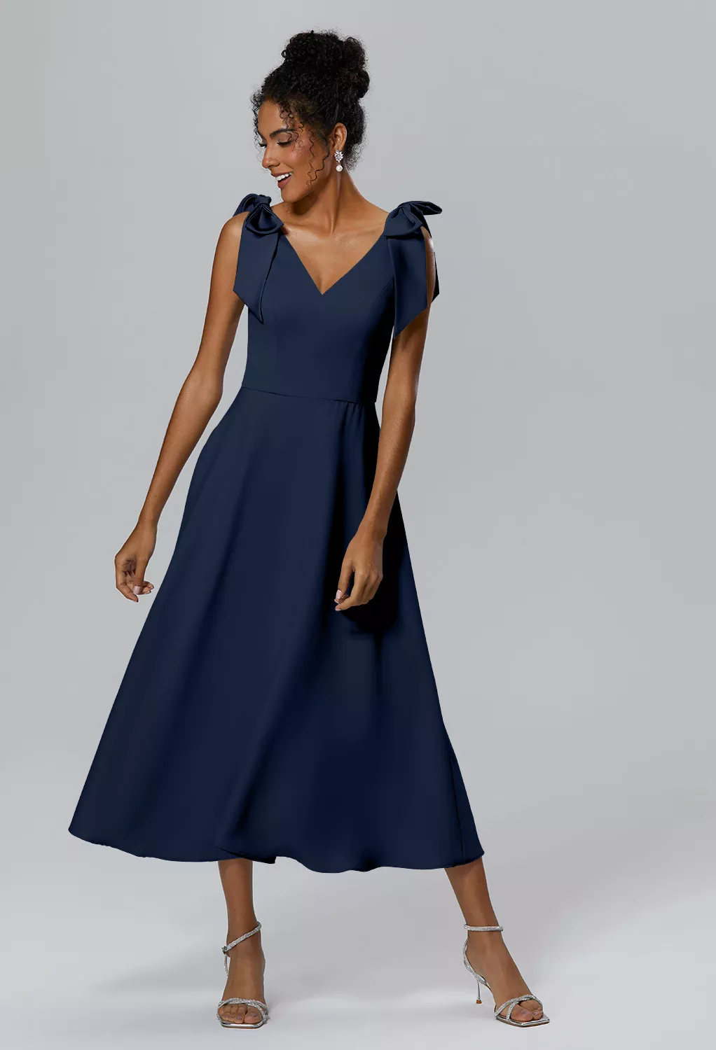 navy short bridesmaid dress Dark Dresses Alice and Olivia black/off New_Prom Dresses SIZE:L( Bust 86-90 Waist 70-72 Hips 100 ) 20 days from June