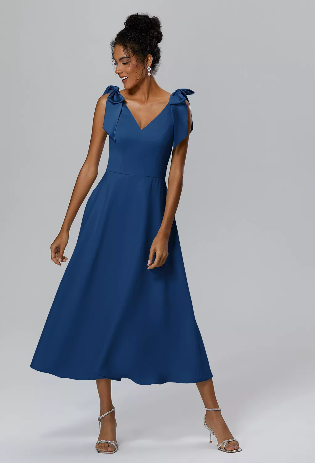 Navy Graduation Dresses | AW.Bridal