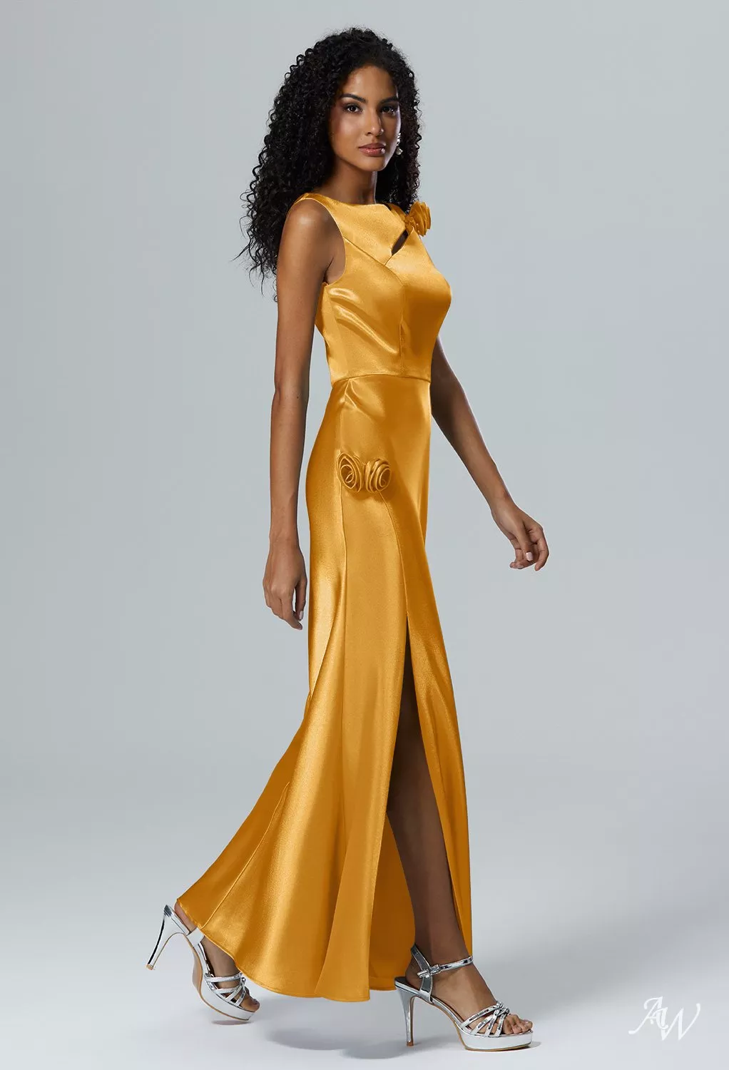 champagne silk wedding dress Ball Gowns Satin Dresses Lace Appliques Aran Long Sweater Dress Designed to captivate color-multi Size:Preorder 7-8