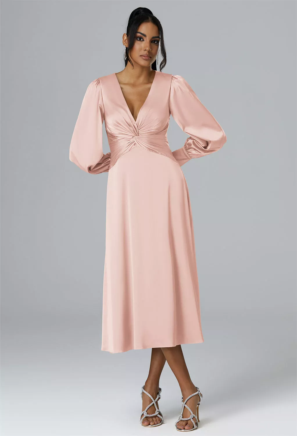 long sleeve cocktail wedding guest dress White Long Sleeve Mini Dress Boat Neck Fit & Flare | Formal Cocktail  Wedding Guest Dress with Button Cuff Detail