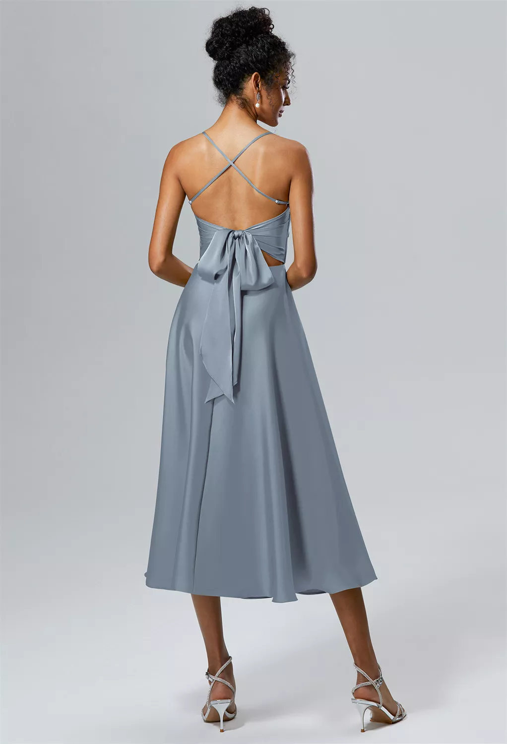 women's blue and white dresses Light Blue & White Floral Maxi Dress - All Dresses