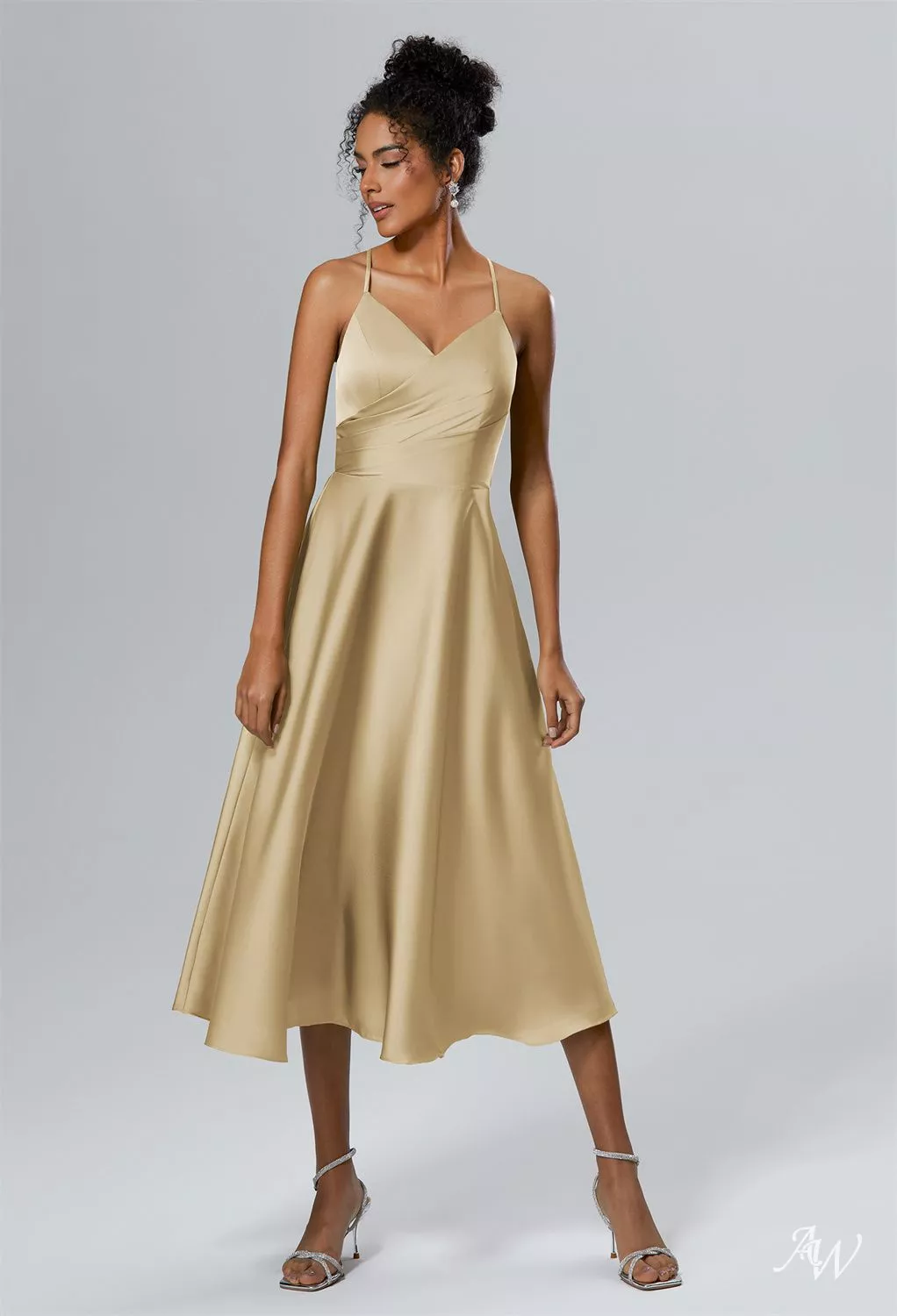 gold a line dress A Line Long Sleeve Sequin Formal Dress