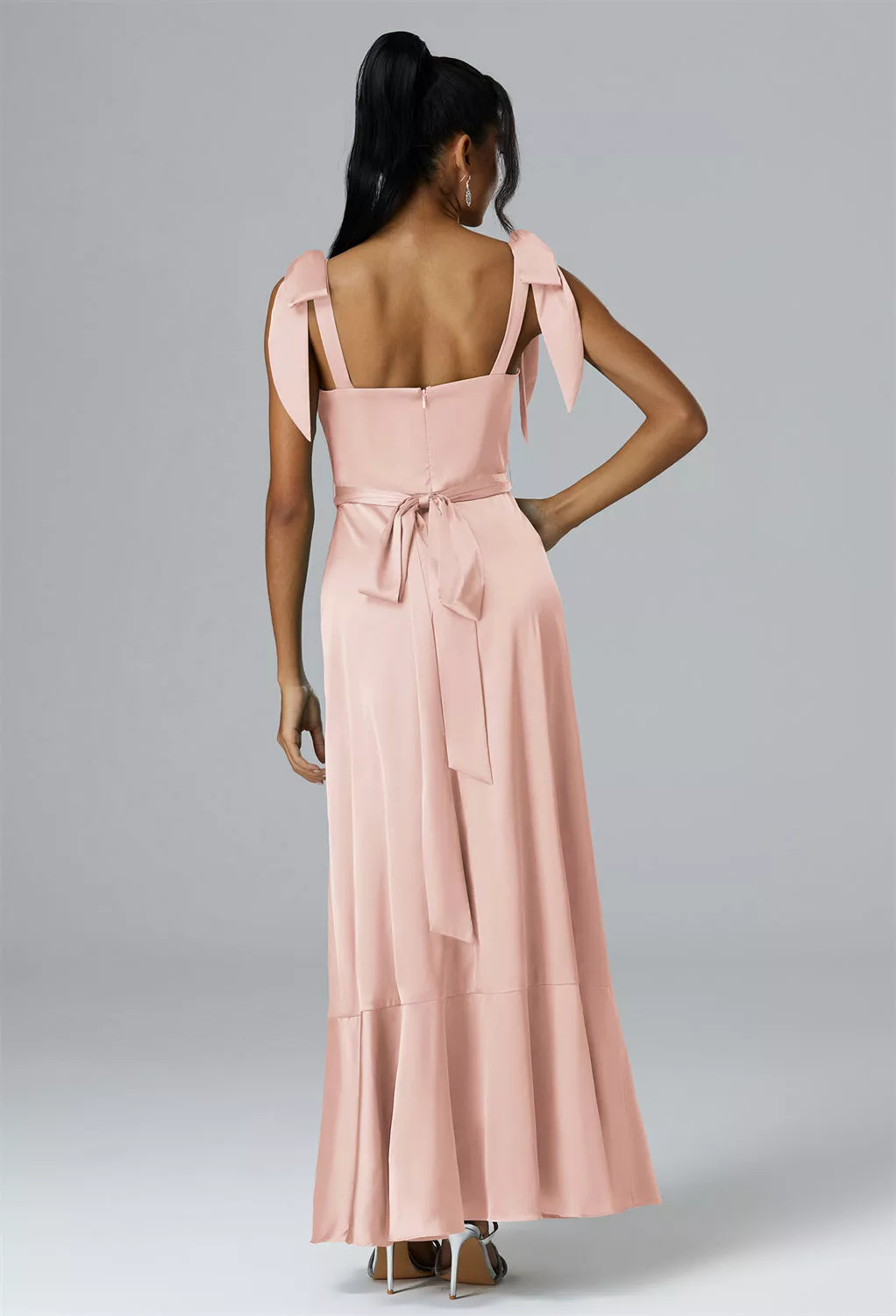 Pearl Pink Black Tie Wedding Guest Dresses Page 2 | AW.Bridal