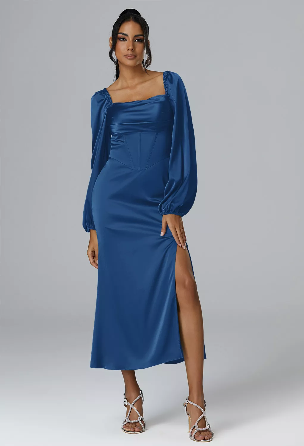 Navy Graduation Dresses | AW.Bridal