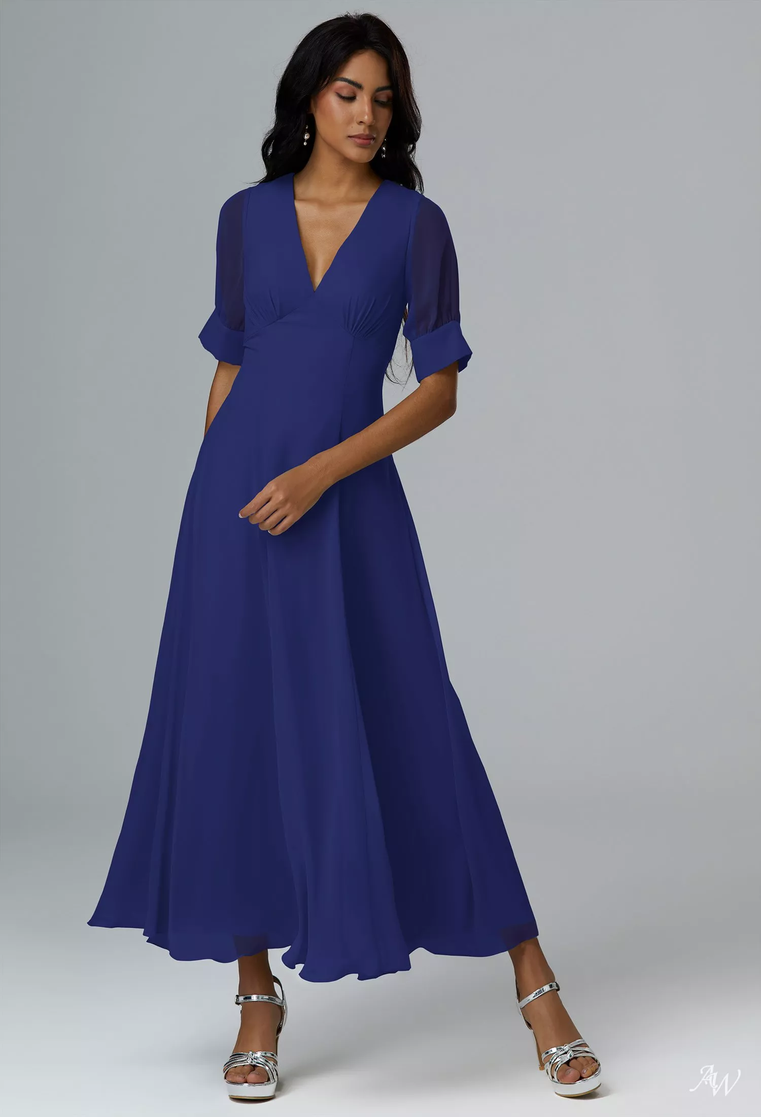 sapphire blue dress bridesmaid AW Royal Dresses Color:Rumba Red Marchesa Notte Bridal Join us at New a jewel tone bridesmaid
