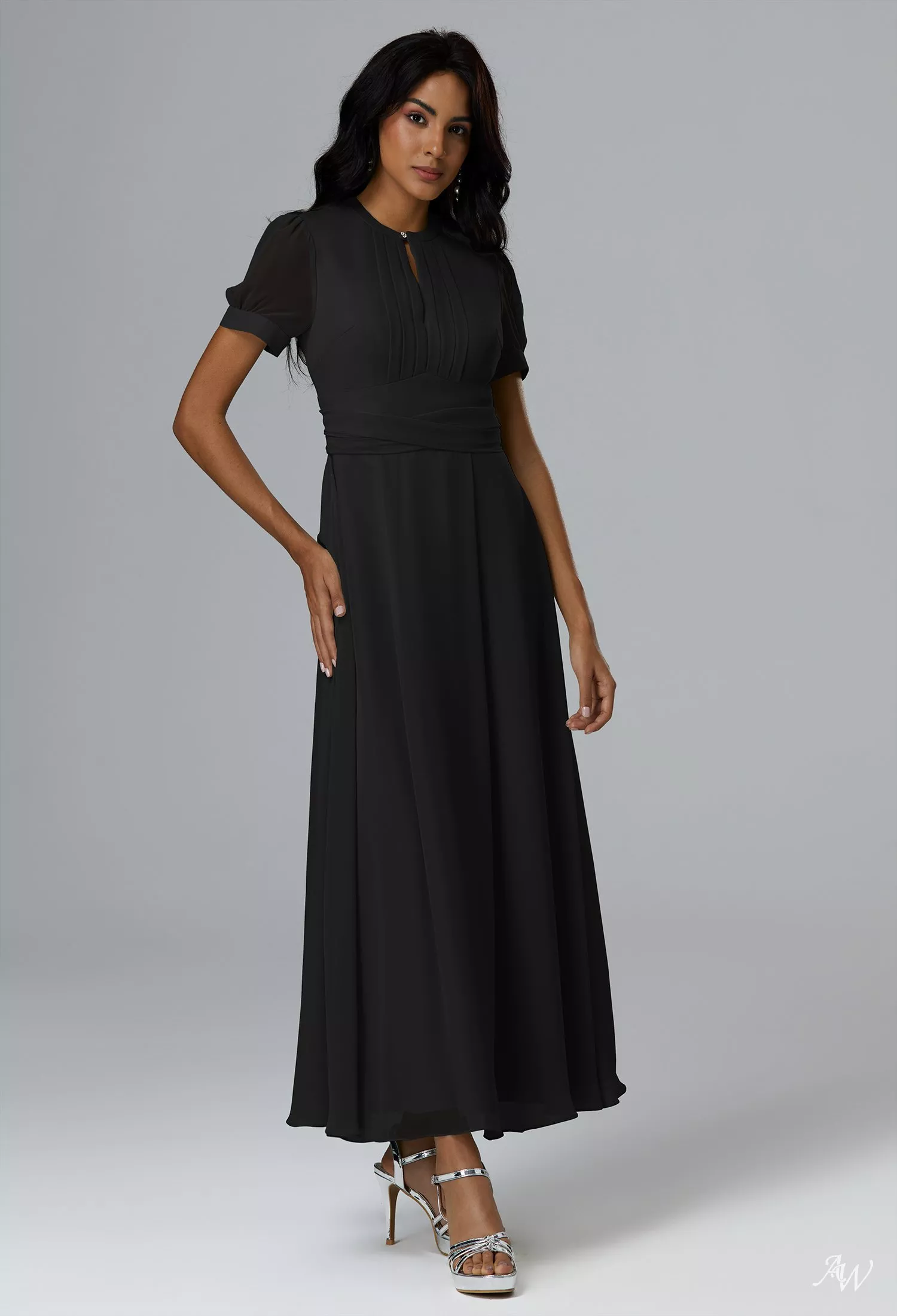 black a frame dress Black Long Sleeve Asymmetrical Dress - Hourglass