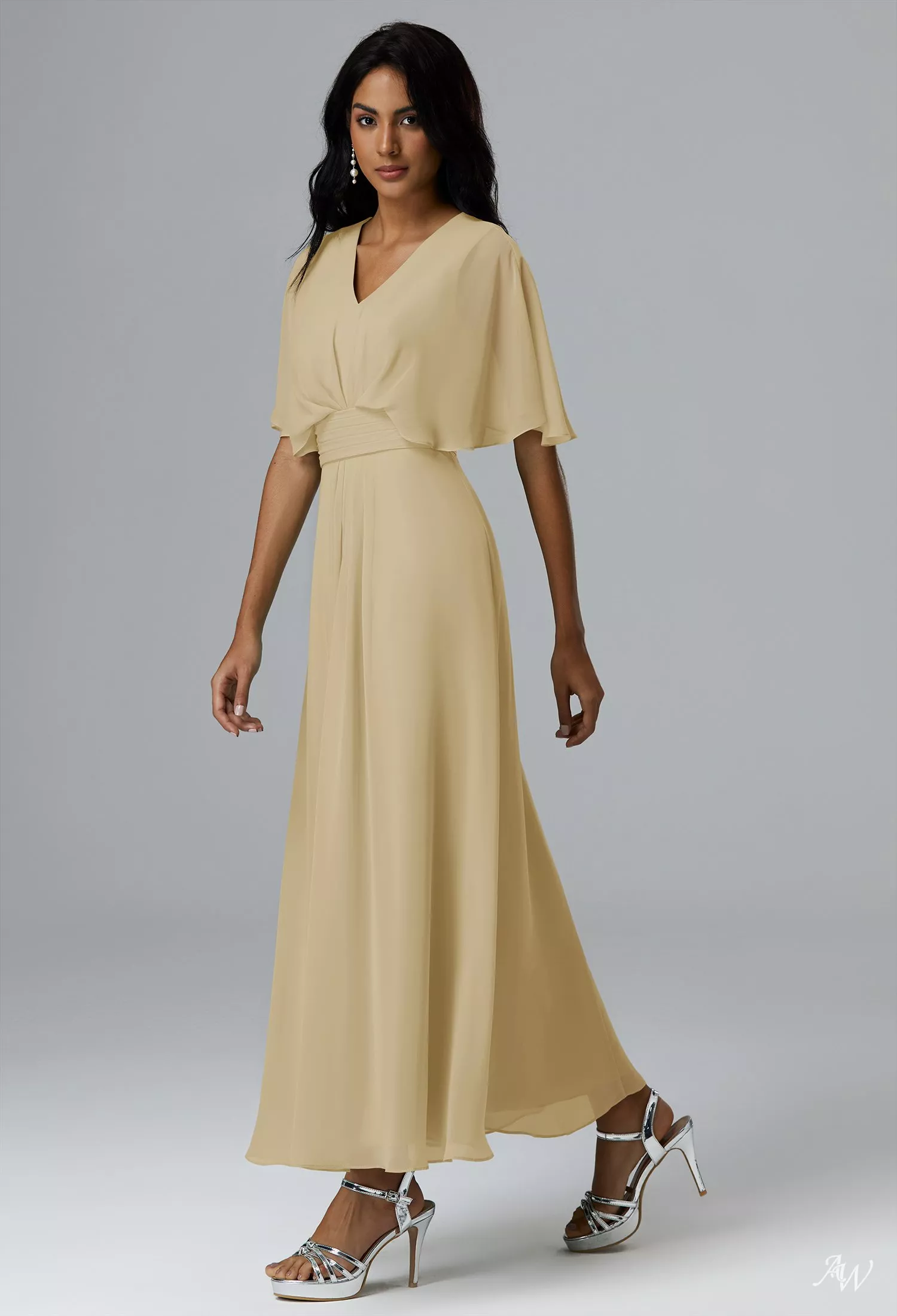 champagne green color dress Satin Mix ~ Moss Green + Rose Gold + Champagne