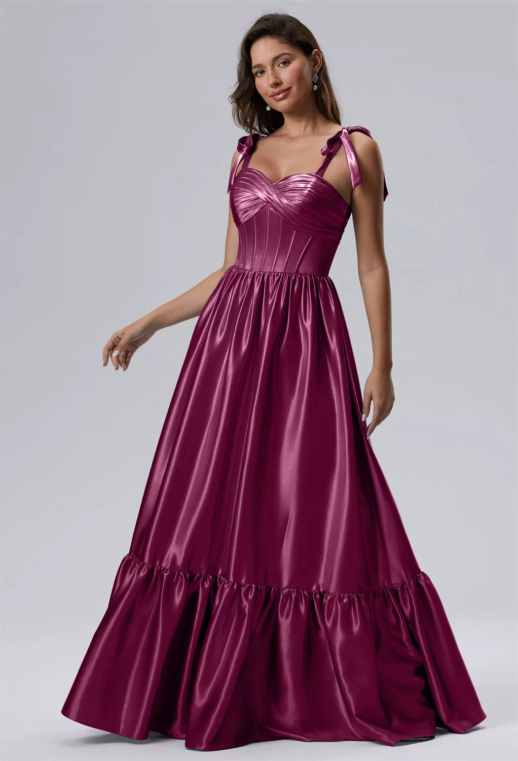strapless open back dress JVN by Jovani JVN07379 - Long Sheath/A-line Dress
