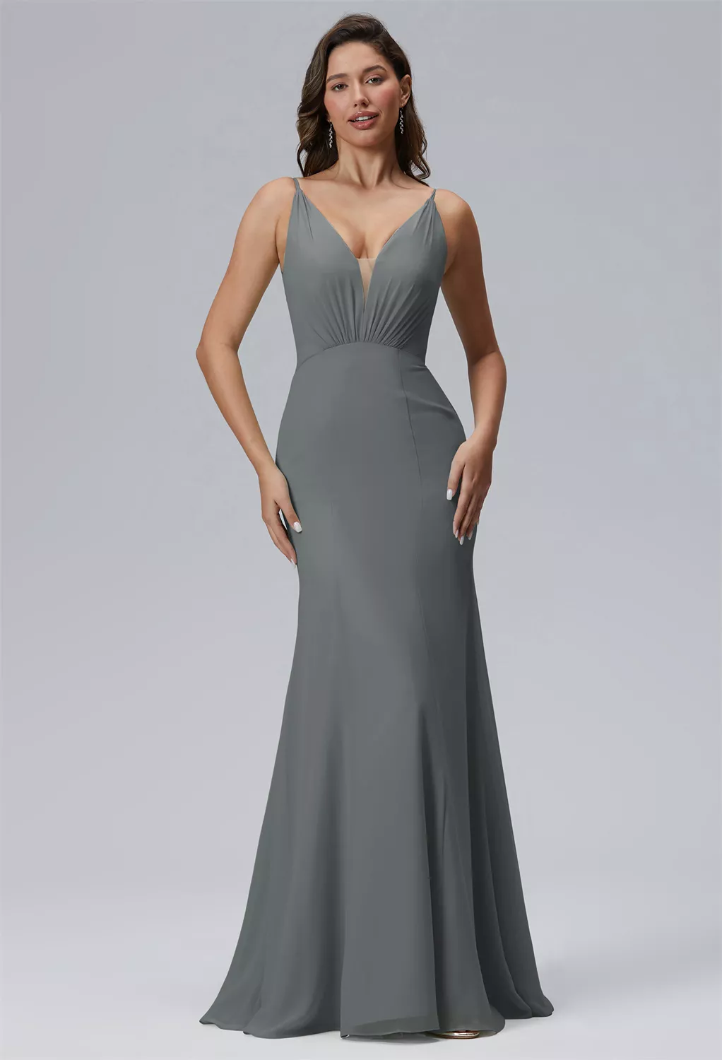 Steel Gray Spring Wedding Guest Dresses Page 2 | AW.Bridal