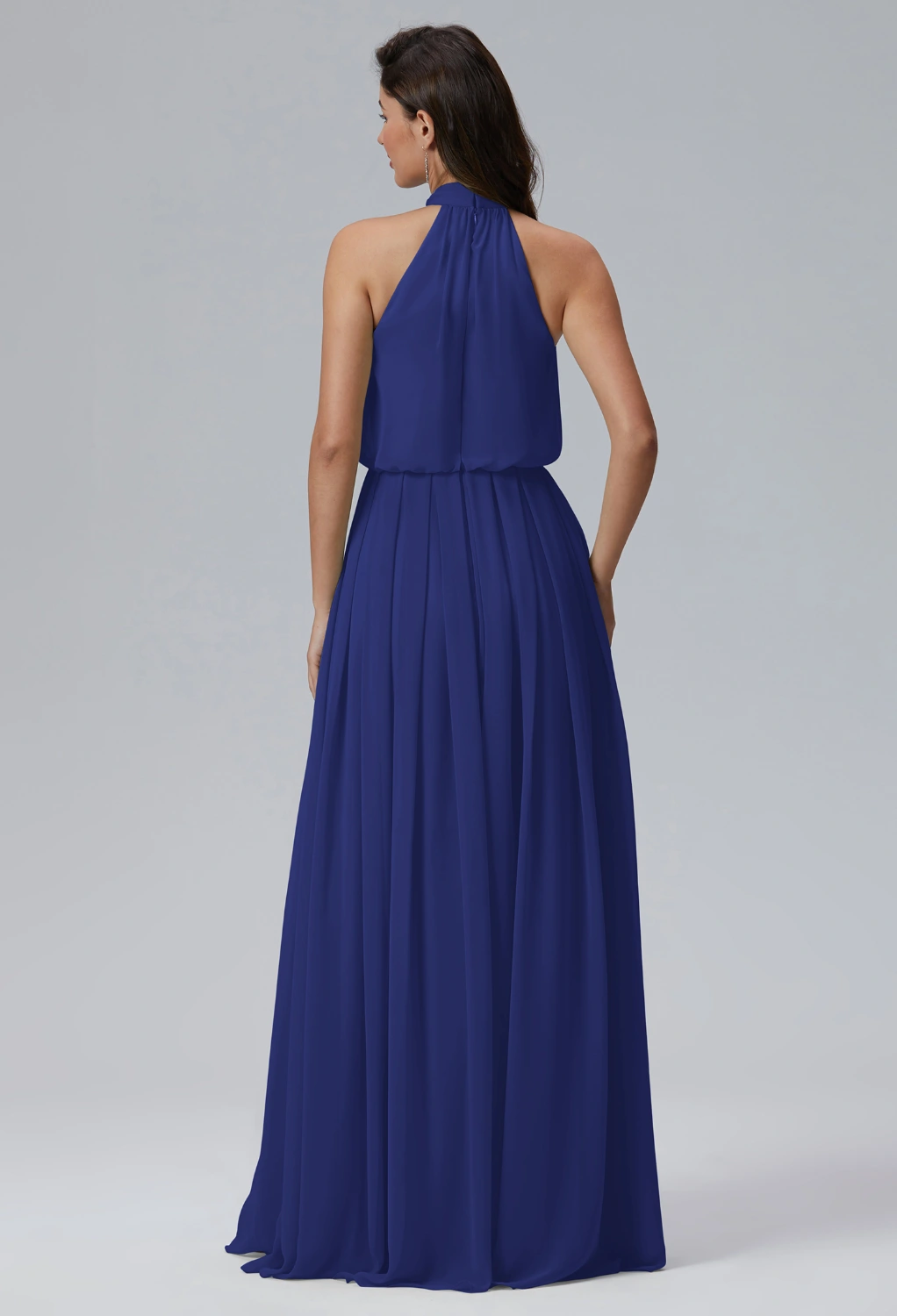 AW Alys Dress, White Chiffon Tea Length Sweetheart Neckline Bridesmaid ...