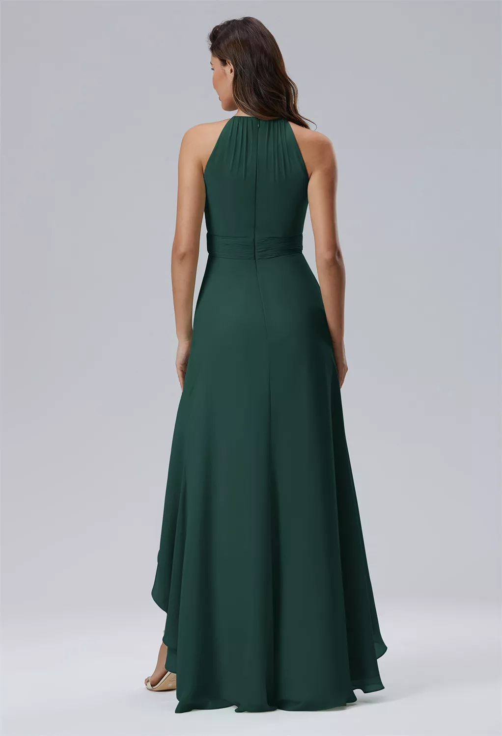 Dark Emerald Black Tie Wedding Guest Dresses | AW.Bridal