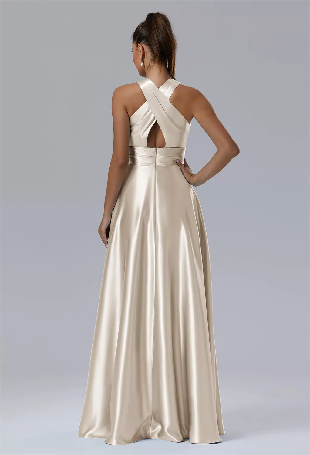Champagne, Nude Bridesmaid Dresses Page 6