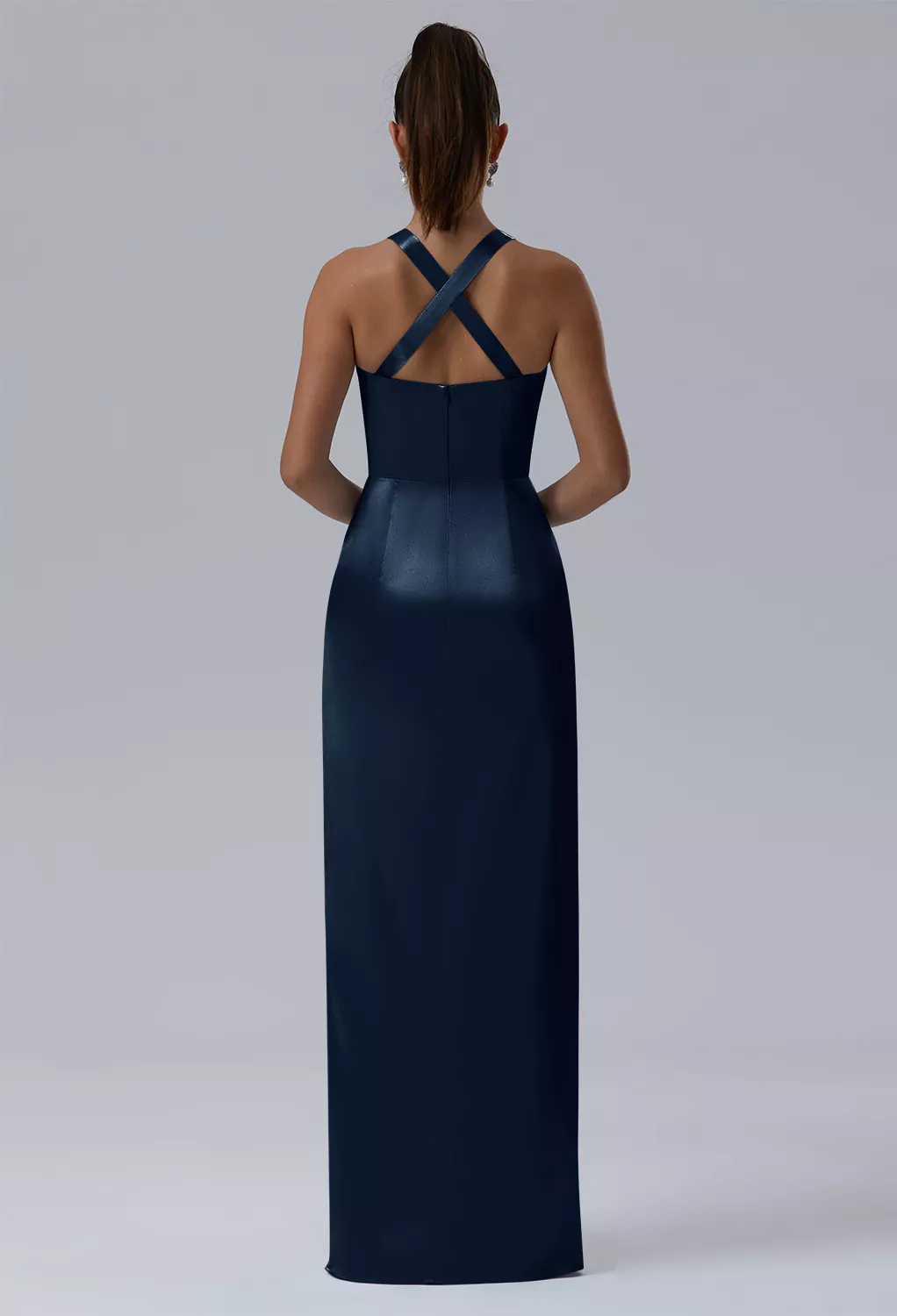 dark steel blue bridesmaid dresses Page 15 Size:36W X 30L blue tulle evening dress Honeymoon gifts Luxury Italian Fashion Brand